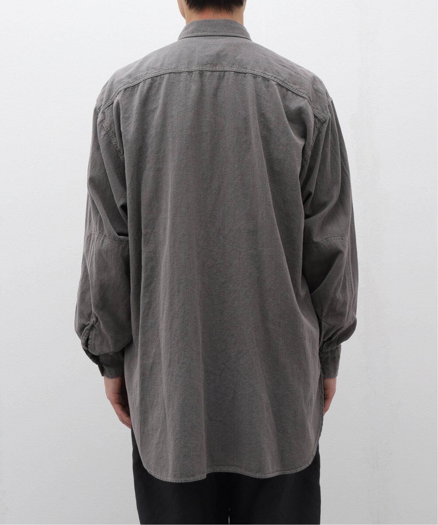 COMOLI (コモリ) ヨリモク ワークシャツ Z01-02004（シャツ／ブラウス 