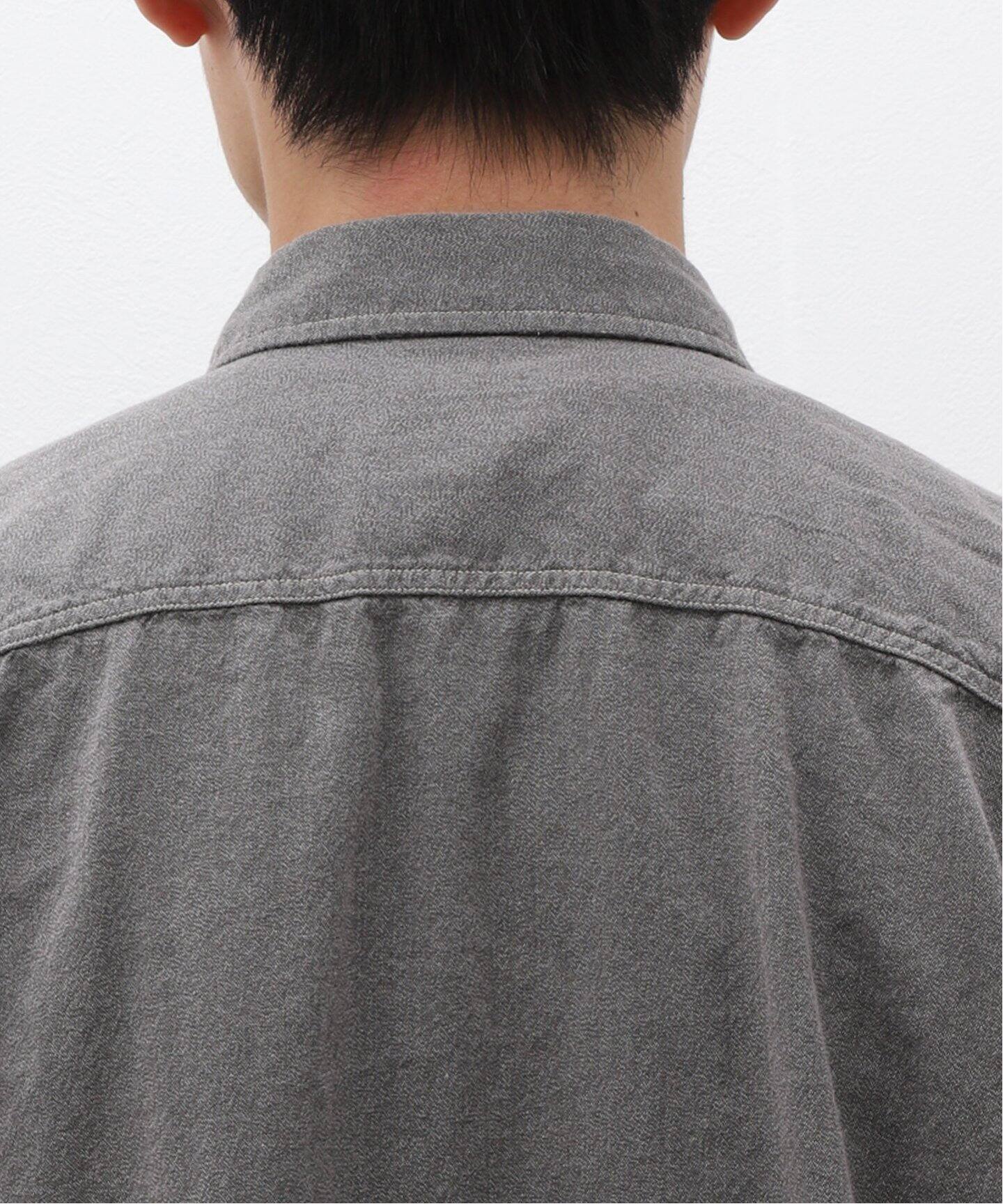 COMOLI (コモリ) ヨリモク ワークシャツ Z01-02004（シャツ／ブラウス  