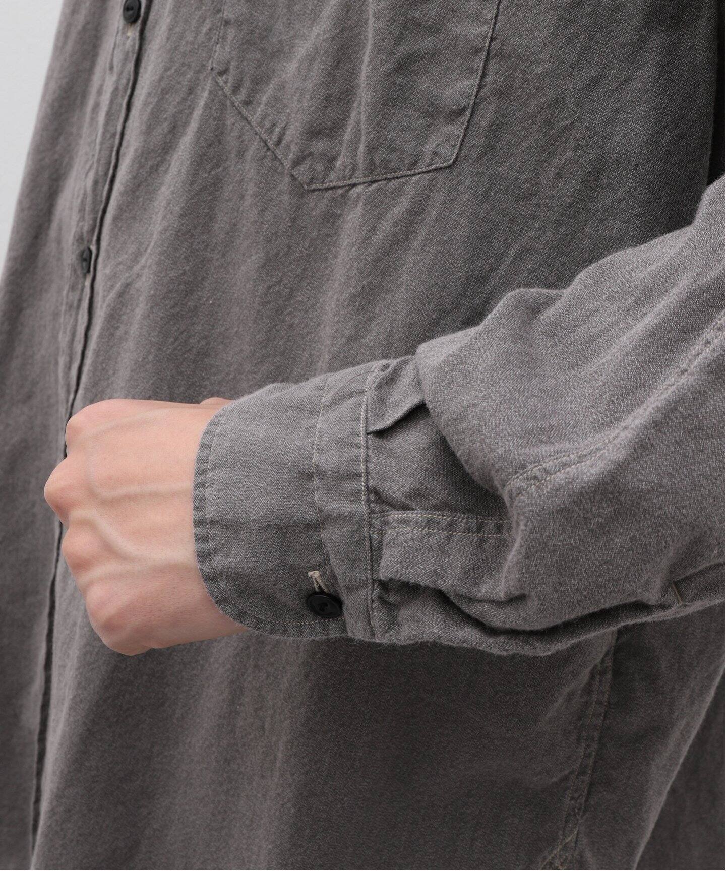 COMOLI (コモリ) ヨリモク ワークシャツ Z01-02004（シャツ／ブラウス 