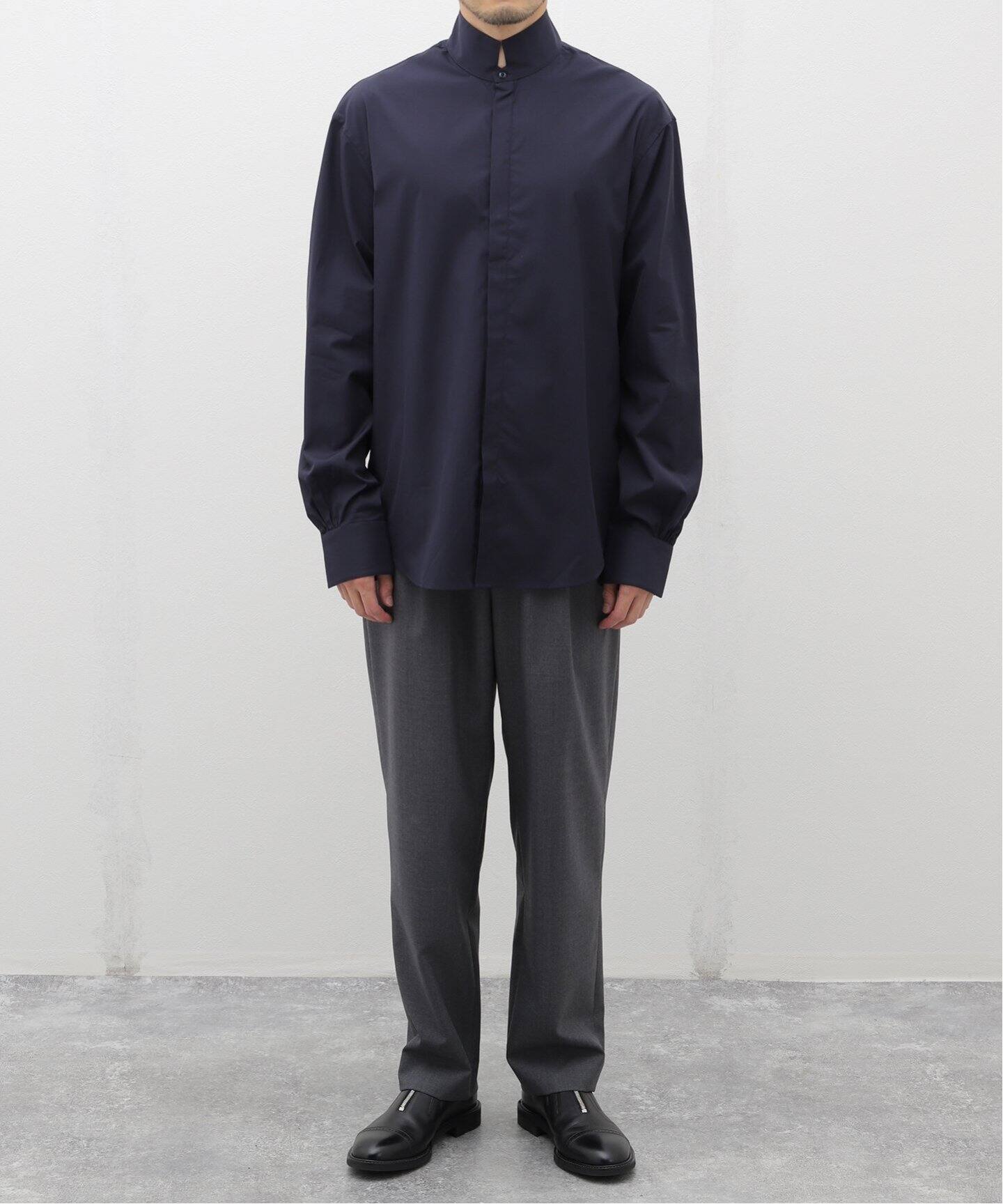 Bourrienne Paris X(ブリエンヌ パリ ディス) Poplin band collor NA 