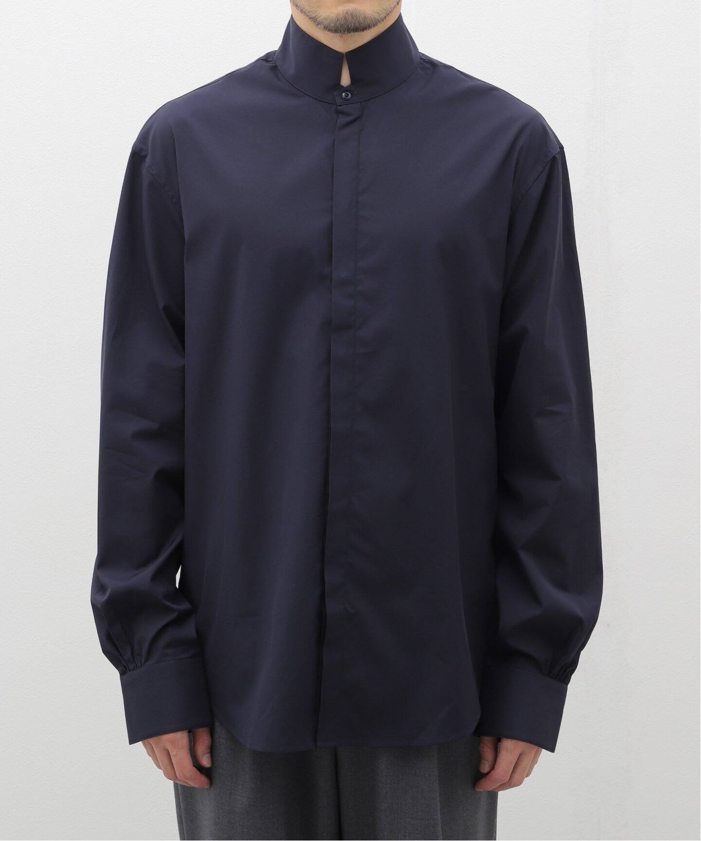 Bourrienne Paris X(ブリエンヌ パリ ディス) Poplin band collor NA 