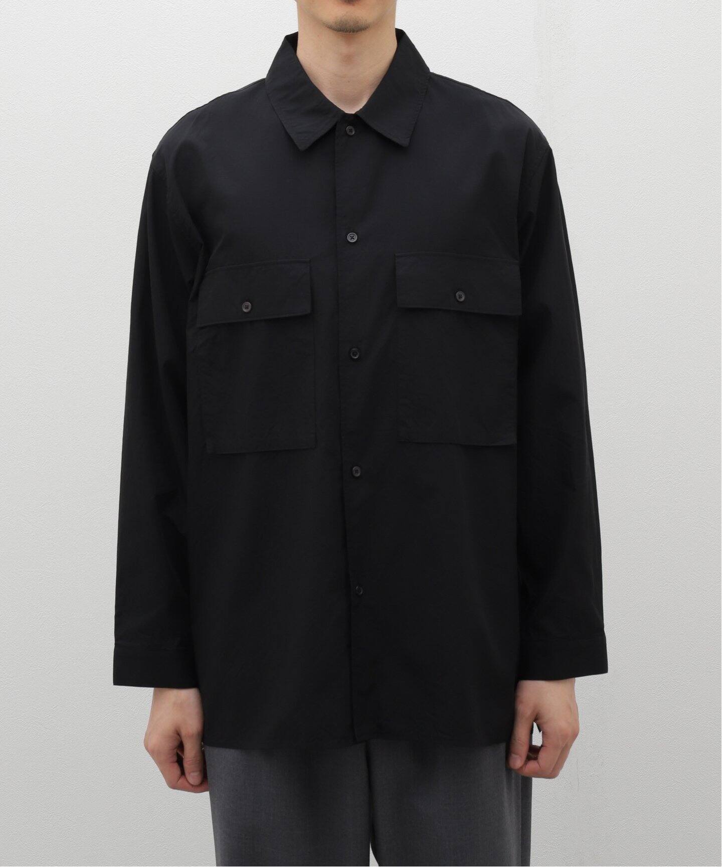 blurhms (ブラームス) Chambray Military Shirt BHS24F033（シャツ 