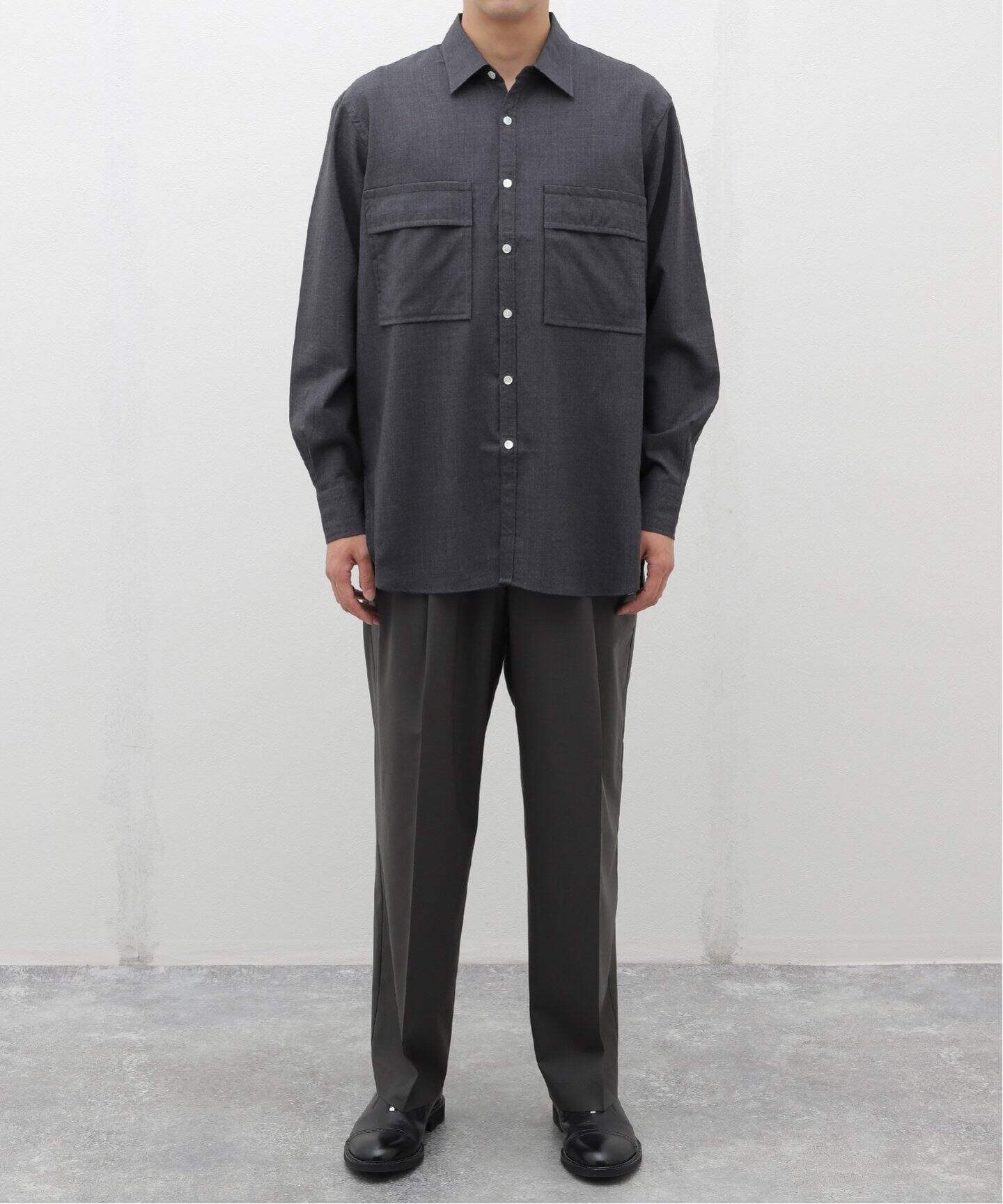 colon(コロン) CSH-4 WoolGaba W-Pocket SH（シャツ／ブラウス  