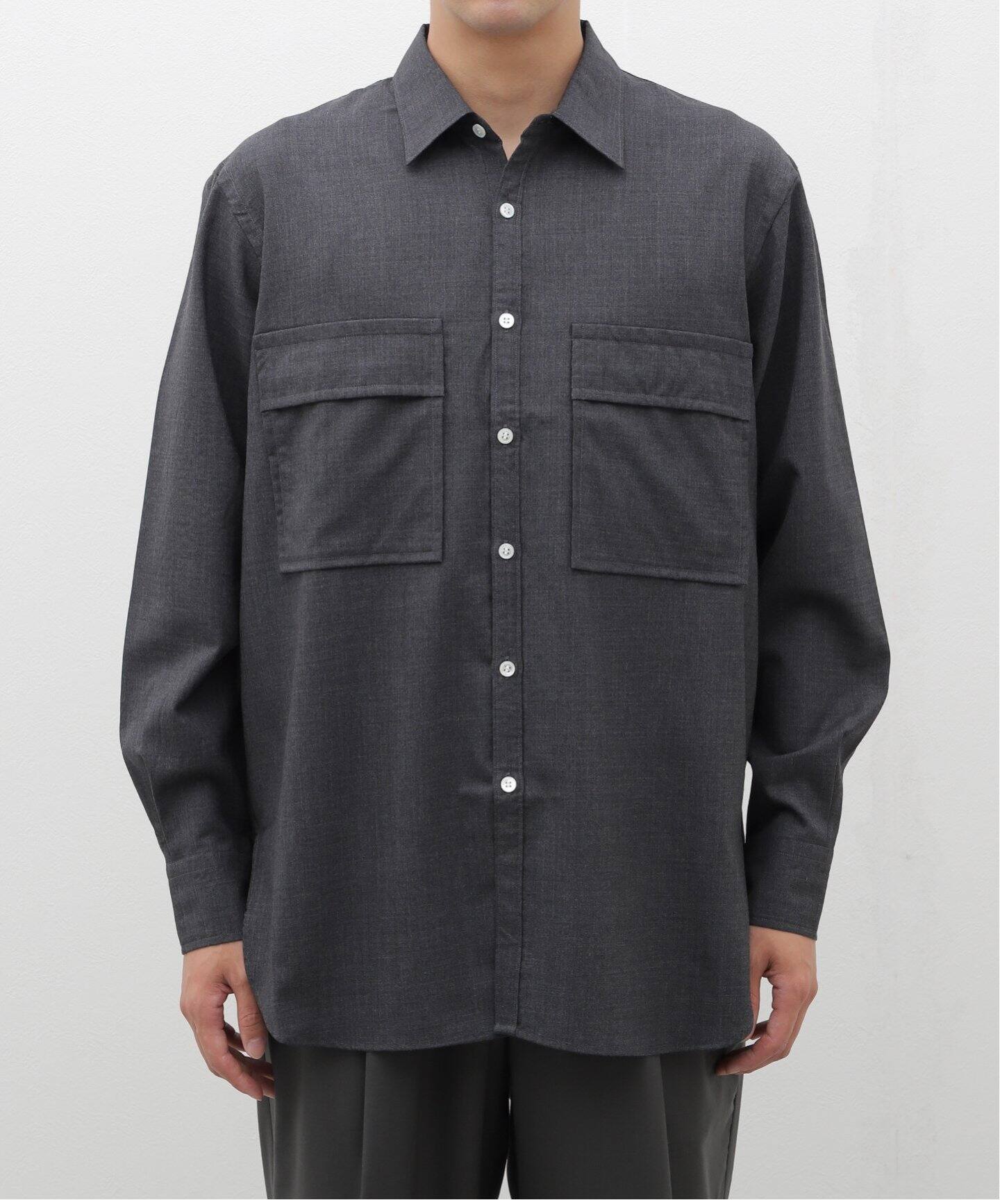 colon(コロン) CSH-4 WoolGaba W-Pocket SH（シャツ／ブラウス  