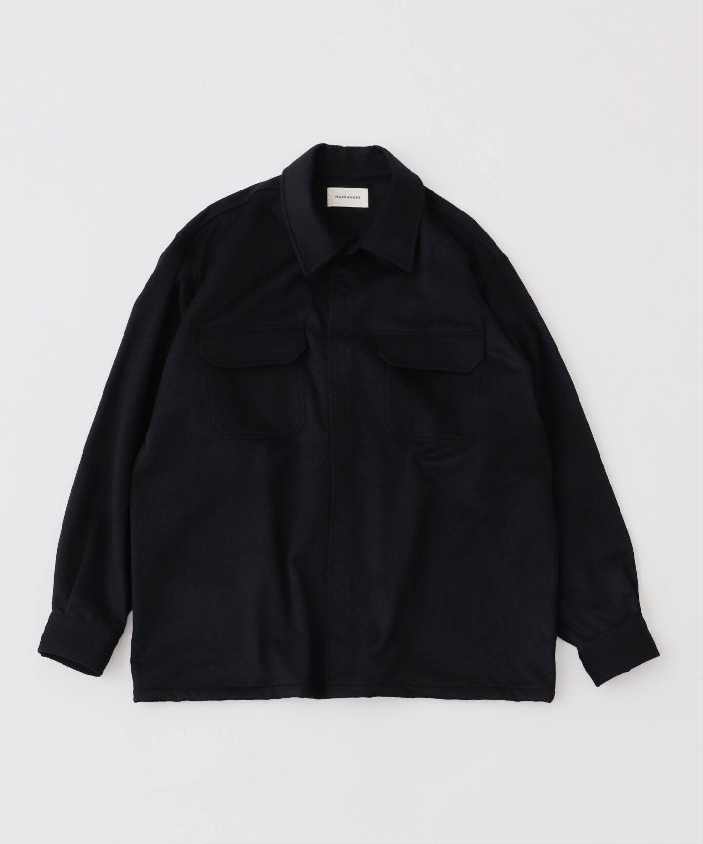 MARKAWARE 別注 CASHMERE SNAP OVER SHIRT（シャツ／ブラウス 