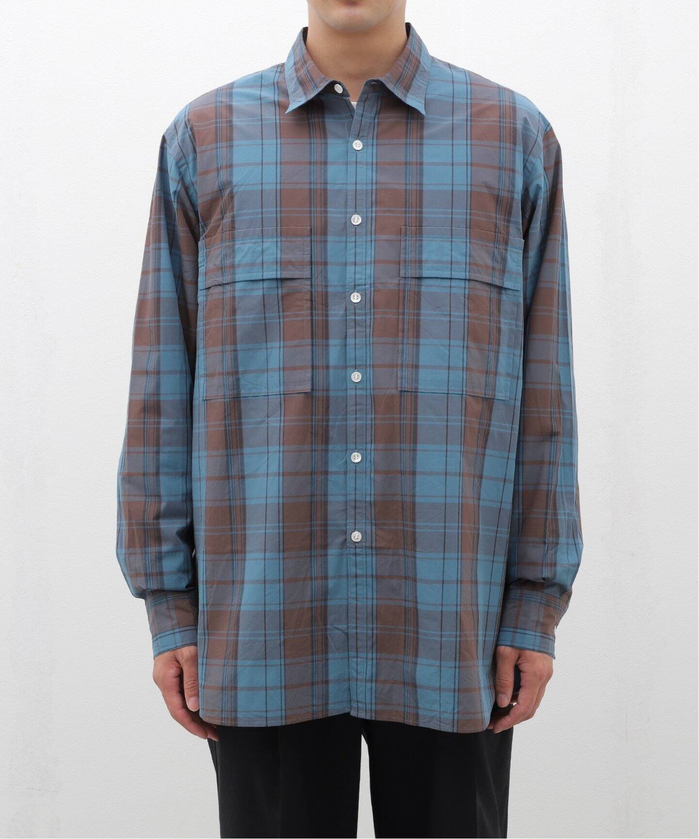 colon(コロン) CSH-4 W-Pocket Check Shirt CSH-4/CTNTYPWCHK（シャツ 