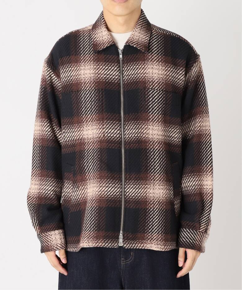 TWEED チェックジップシャツ（シャツ／ブラウス）｜417 EDIFICE  