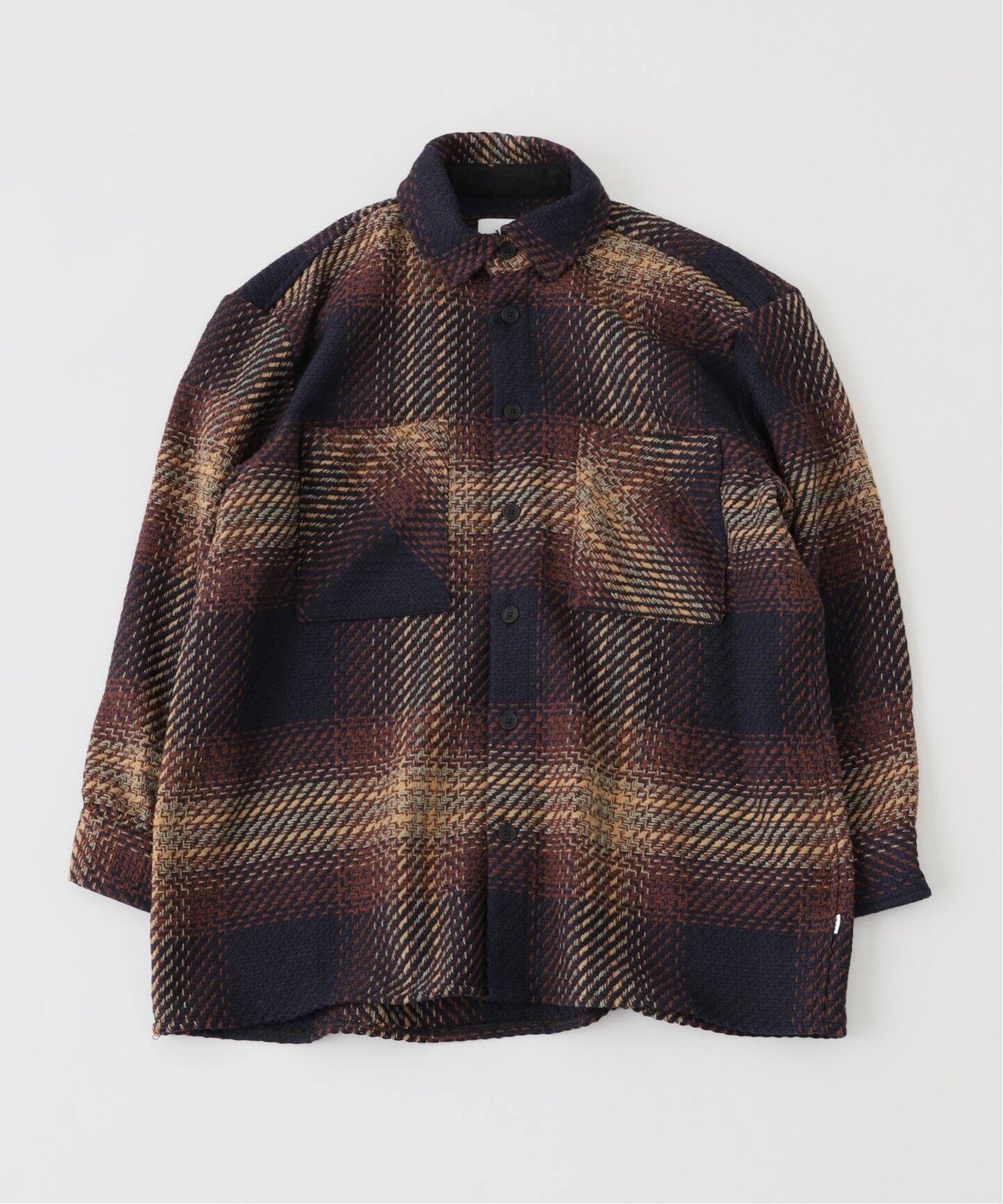 WAX LONDON 417別注 OVERSHIRT OG WNDWPANE（シャツ／ブラウス）｜417 