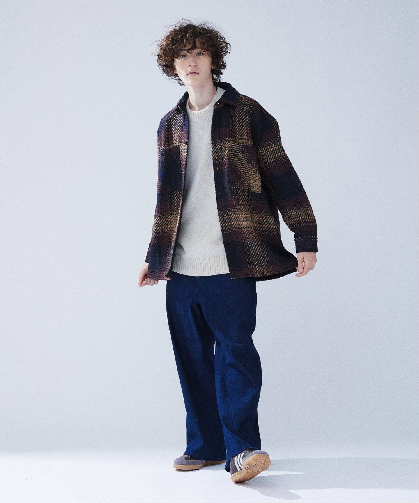 WAX LONDON 417別注 OVERSHIRT OG WNDWPANE（シャツ／ブラウス）｜417 