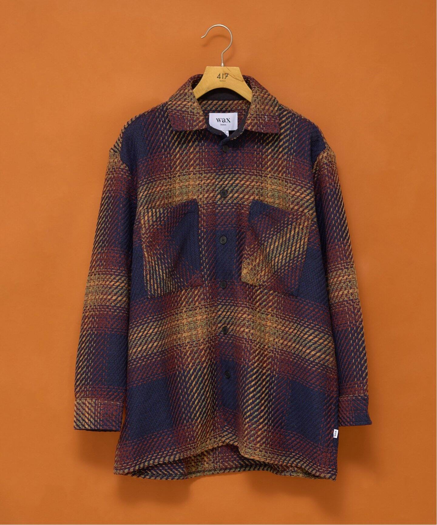 WAX LONDON 417別注 OVERSHIRT OG WNDWPANE（シャツ／ブラウス）｜417 