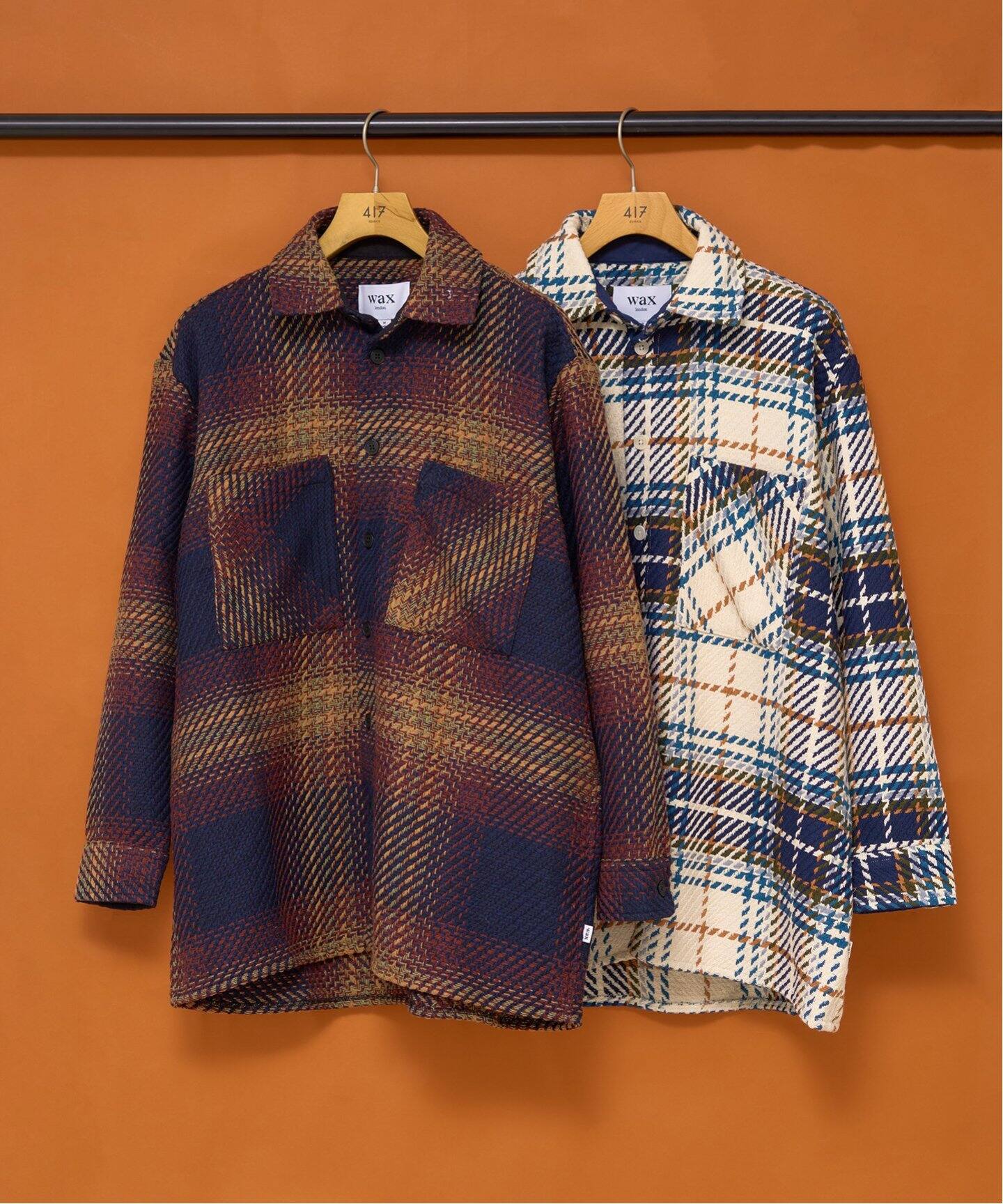 WAX LONDON 417別注 OVERSHIRT CHARTON CHECK（シャツ／ブラウス 