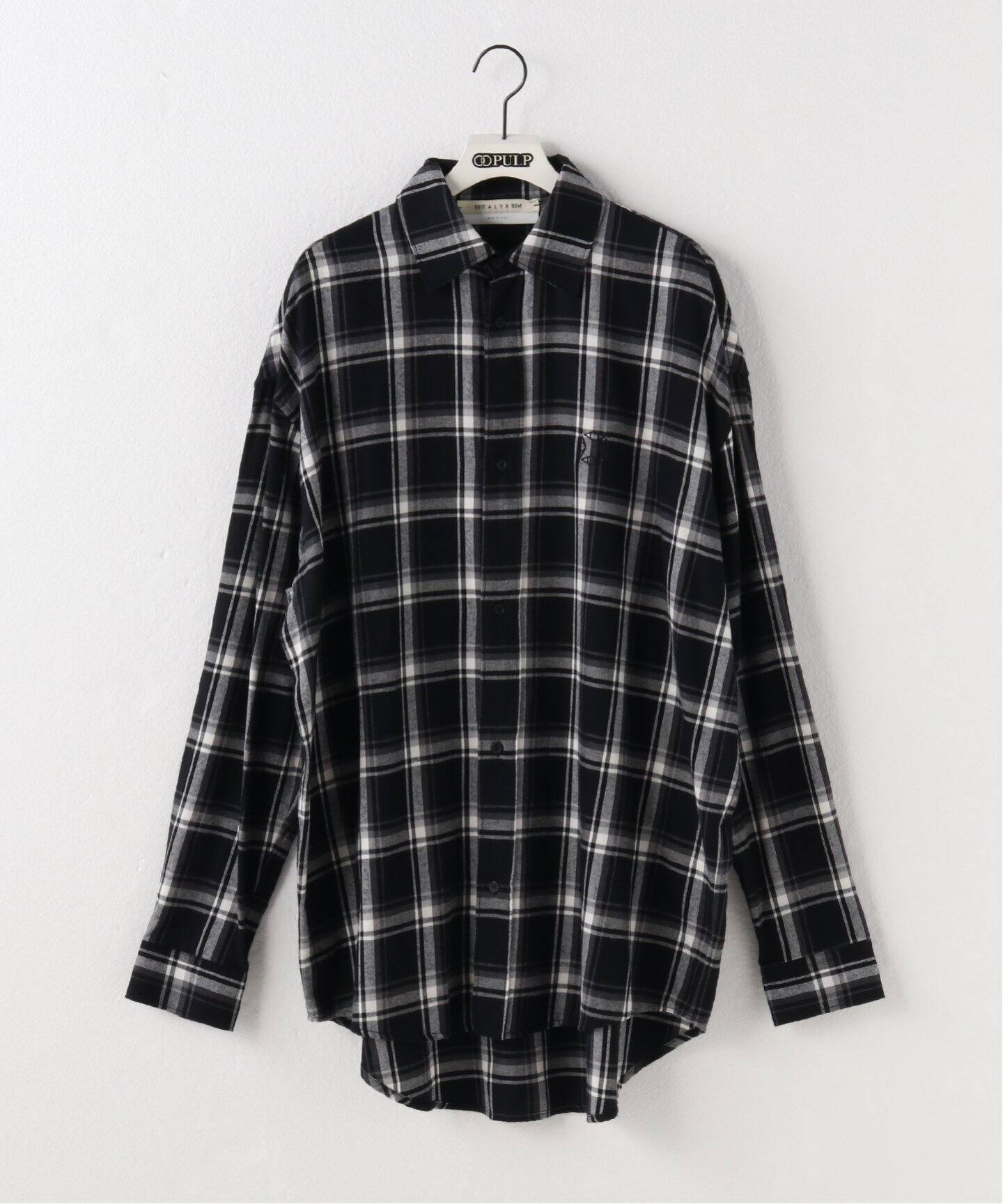 1017 ALYX 9SM / 017 アリクス 9SM】MONOGRAM PLAID L/S SHIRT（シャツ 