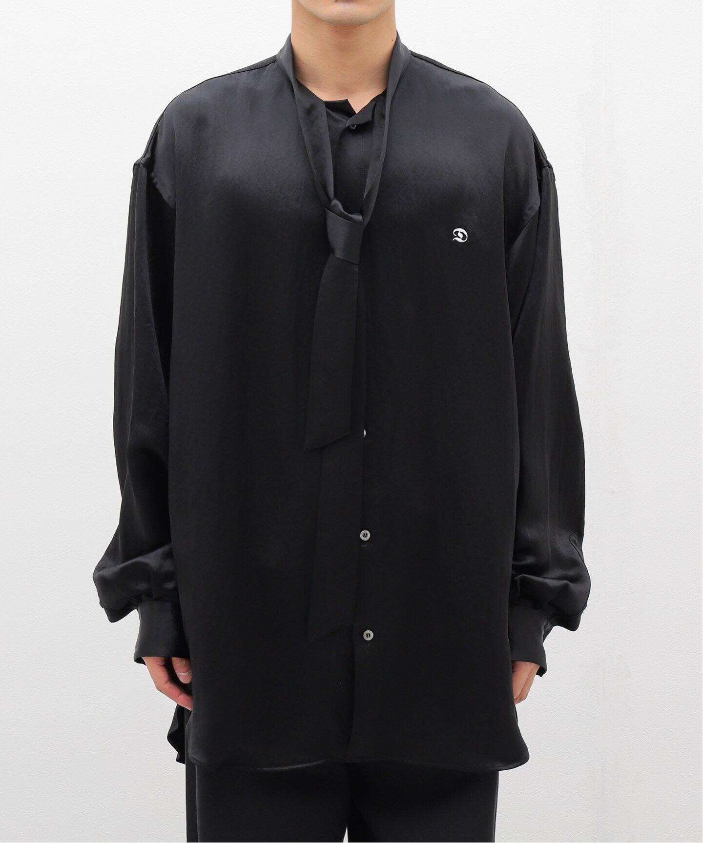 DAIRIKU / ダイリク】D Satin Scarf Tie Shirt（シャツ／ブラウス  