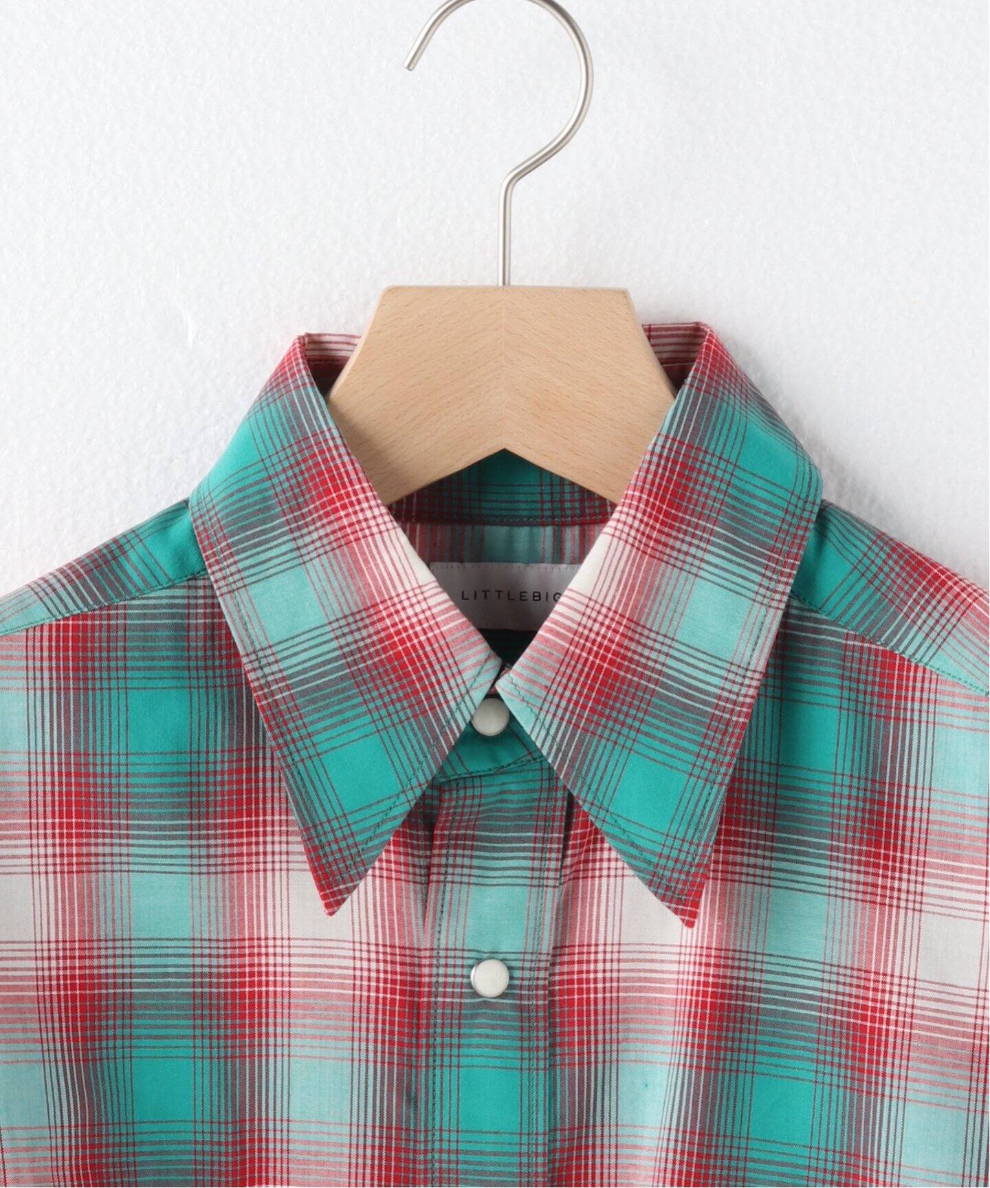 LITTLEBIG / リトルビッグ】HOMBLE CHECK SHIRTS（シャツ／ブラウス
