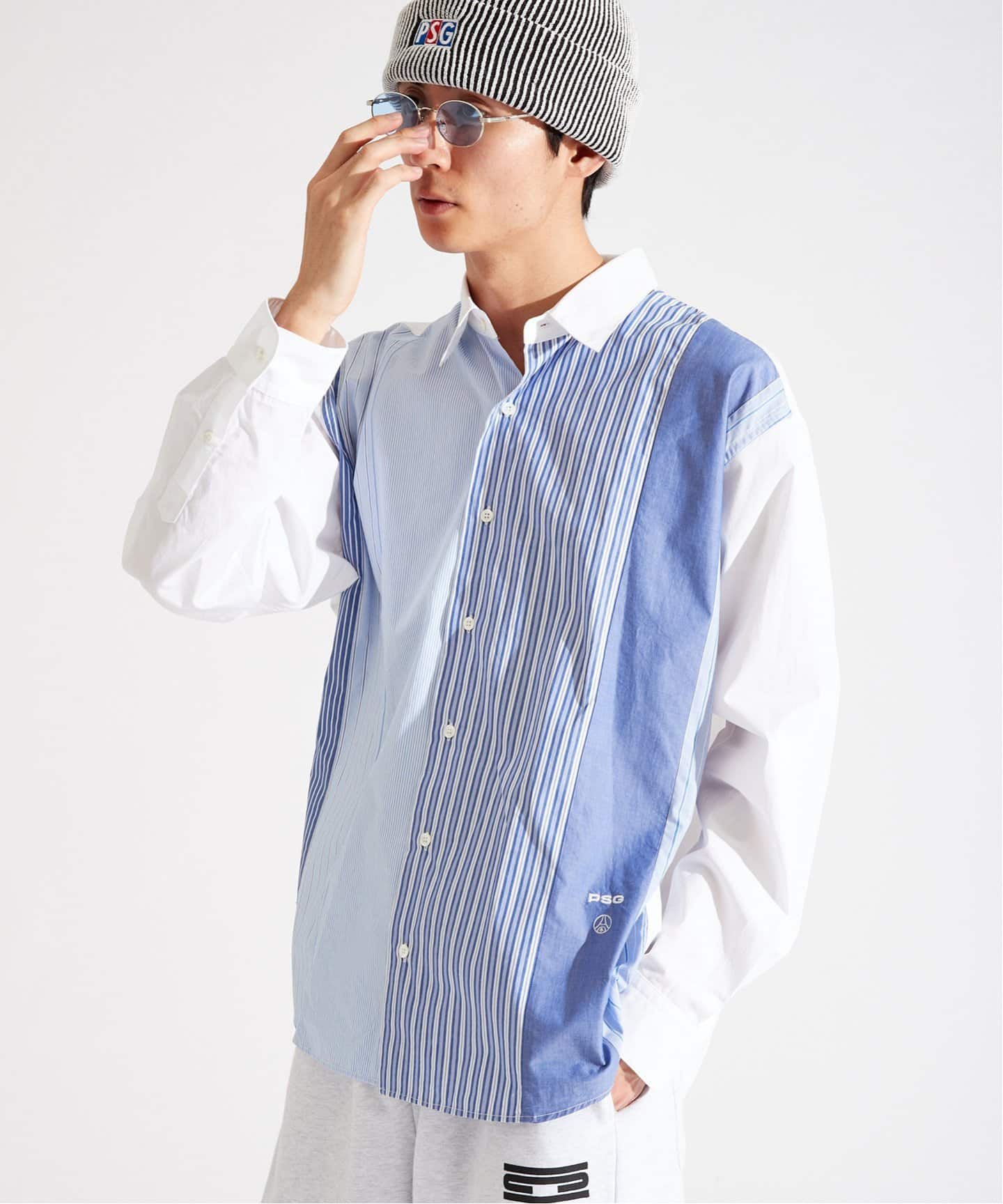 Paris Saint-Germain】 JP RANDOM STRIPE SHIRTS ランダムストライプ