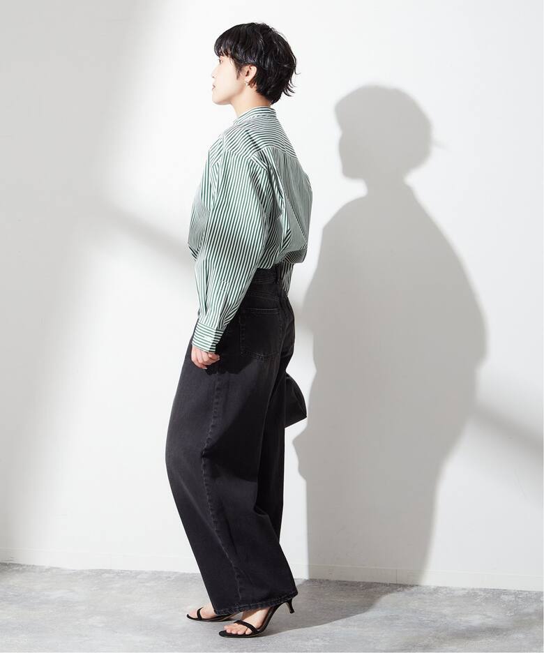 追加》THOMAS MASONスタンドカラーシャツ（シャツ／ブラウス  