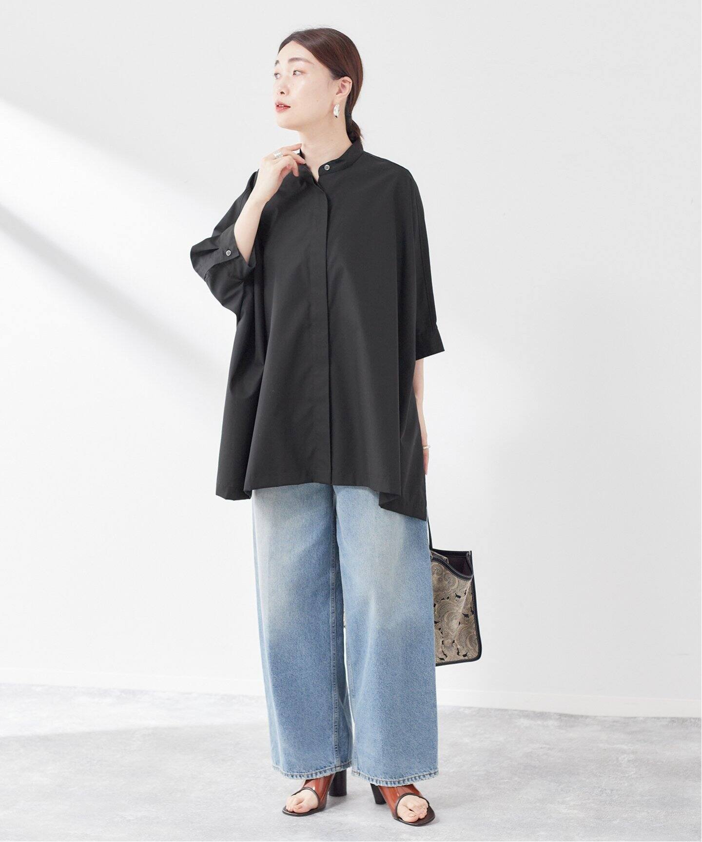 L'ESSAGE 1/60ブロードドルマンシャツ JOURNAL STANDARD L'ESSAGE1/60ブロードドルマンシャツ