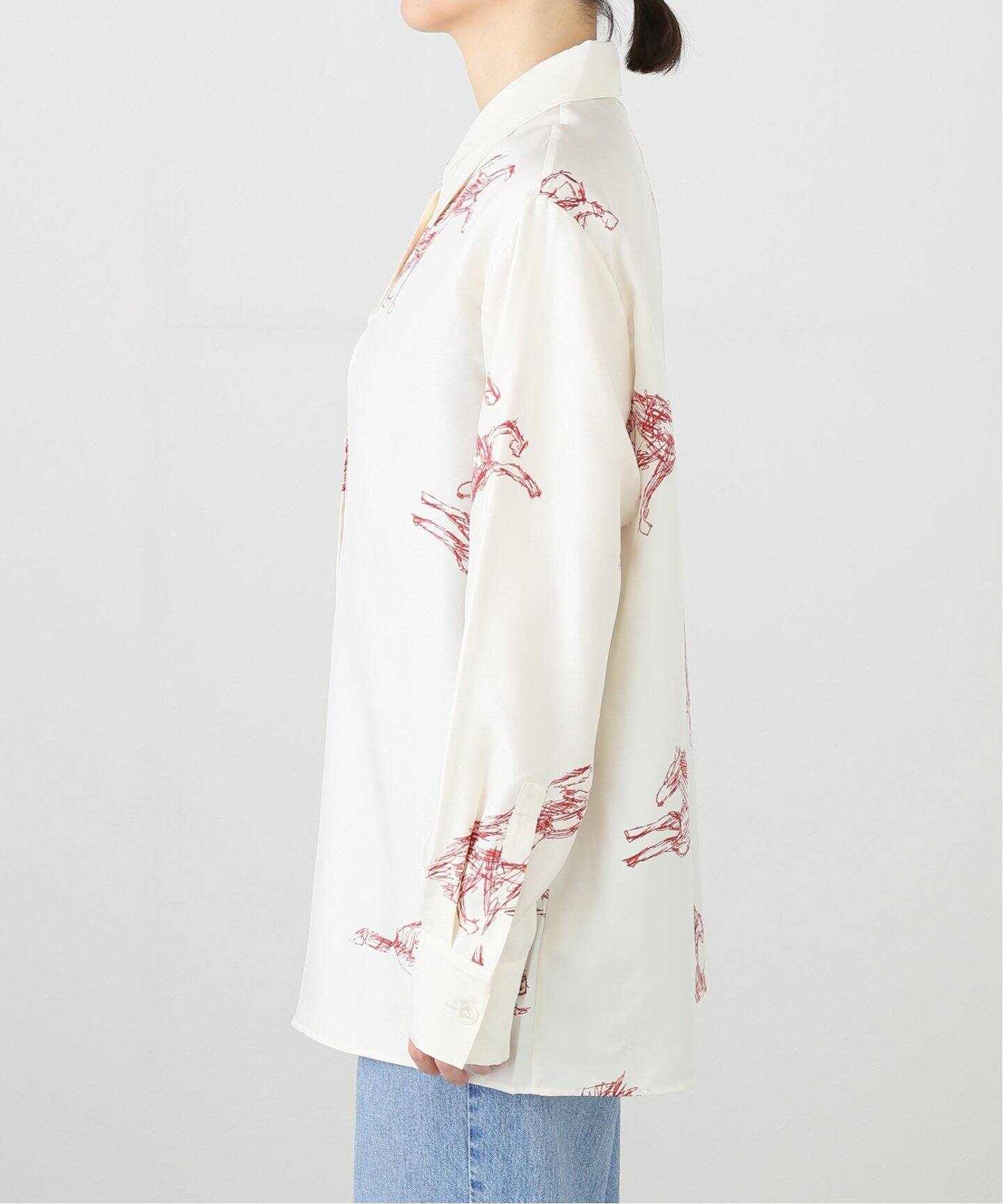 ROHE/ロヘ】Silk ballpoint horse shirt：シャツ（シャツ／ブラウス 
