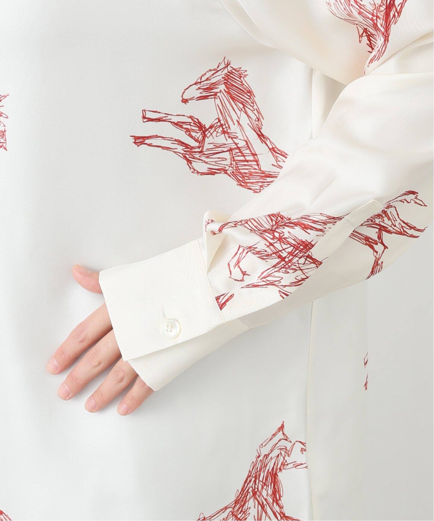 ROHE/ロヘ】Silk ballpoint horse shirt：シャツ（シャツ／ブラウス 