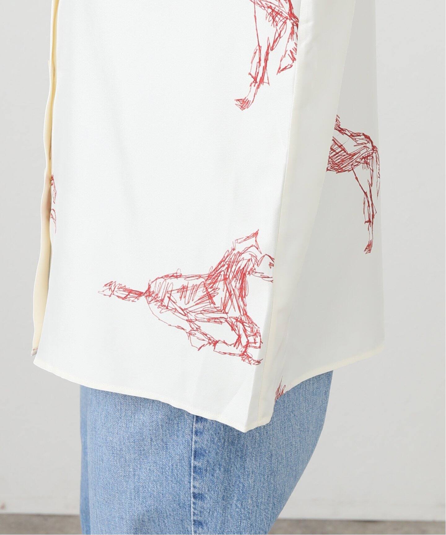 ROHE/ロヘ】Silk ballpoint horse shirt：シャツ（シャツ／ブラウス 