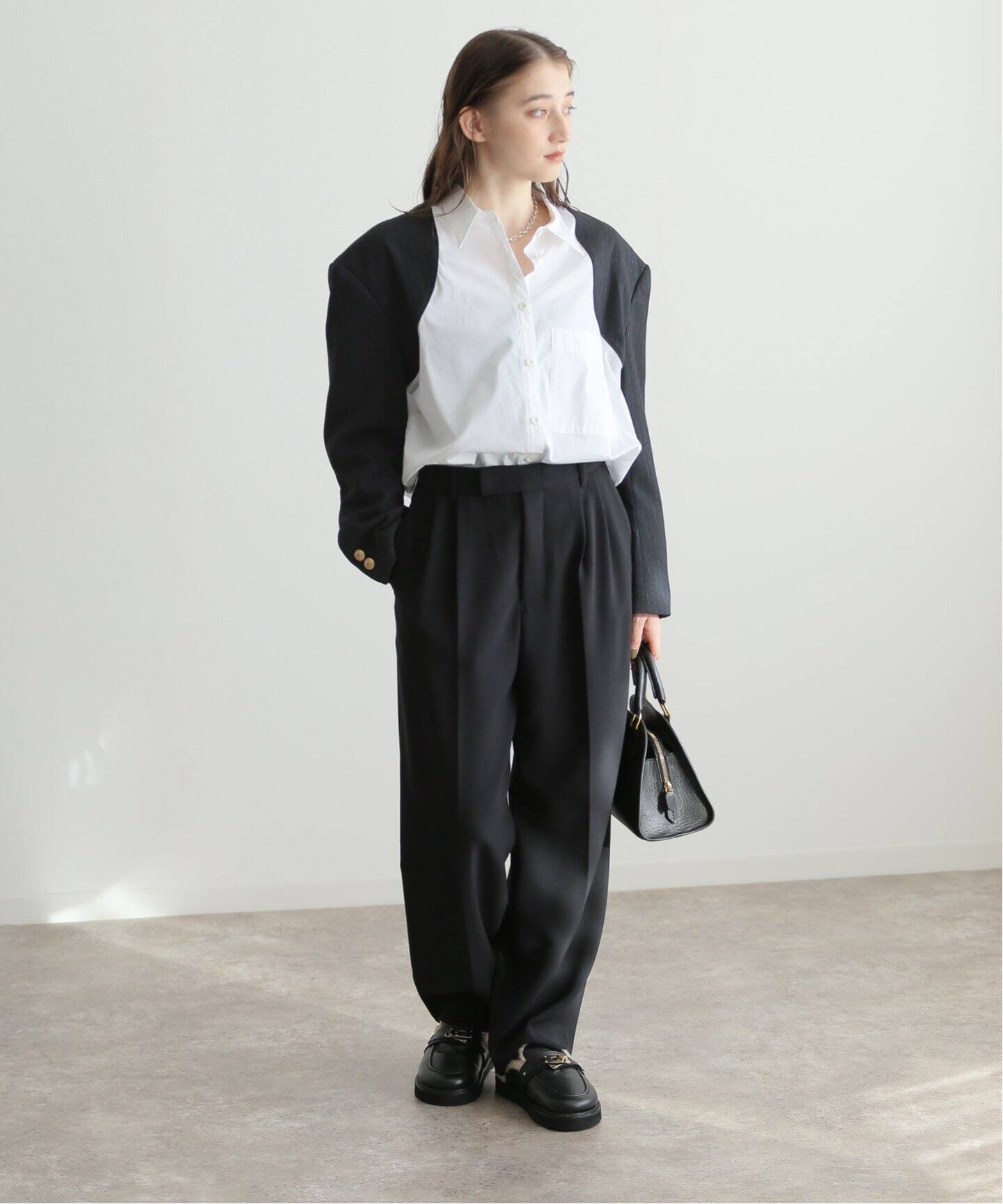 FUMIE TANAKA(フミエタナカ)】shoulder shjk：シャツ（シャツ 