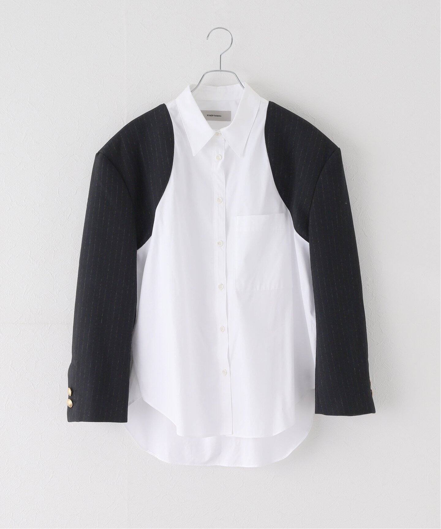 FUMIE TANAKA(フミエタナカ)】shoulder shjk：シャツ（シャツ 