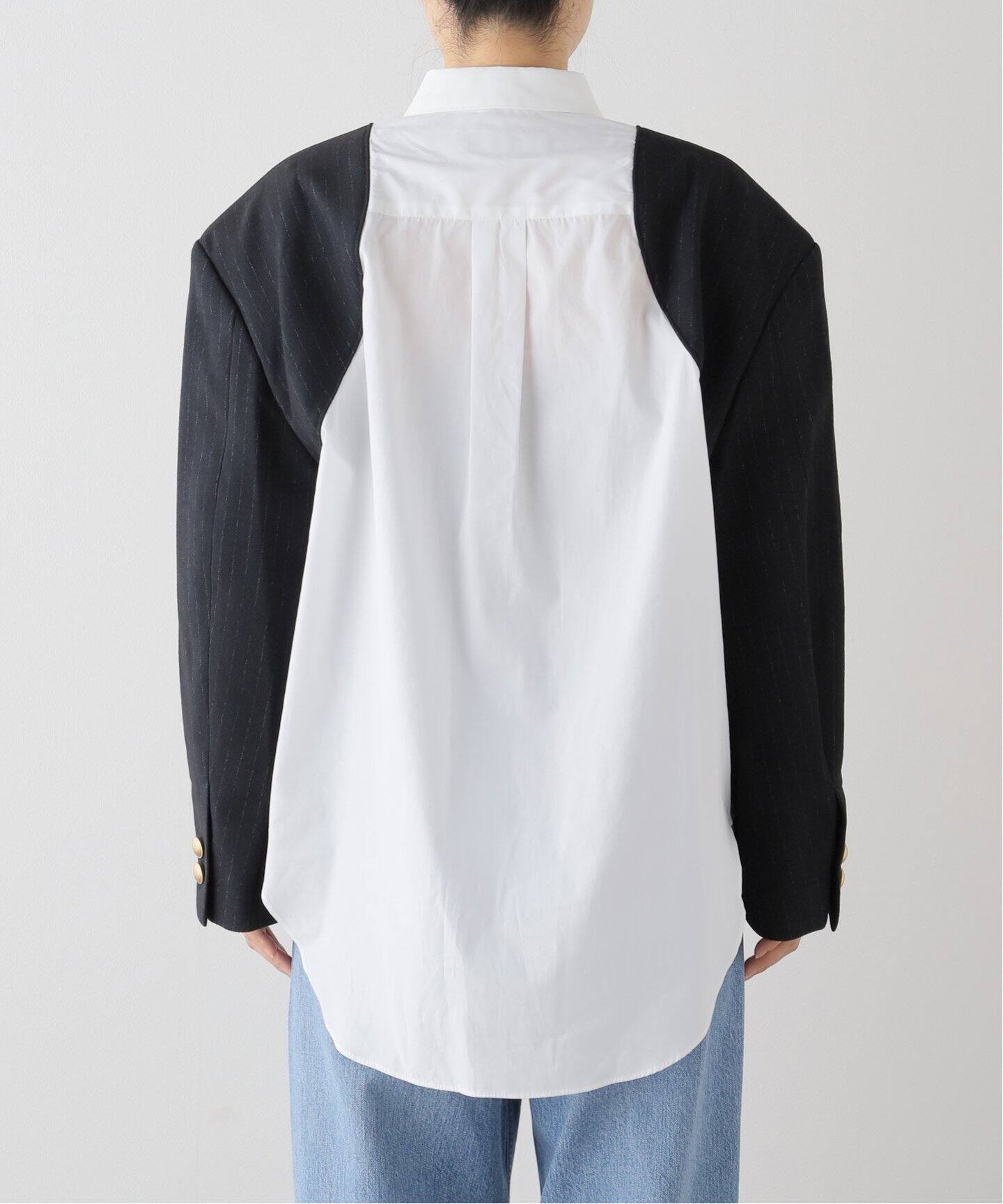 FUMIE TANAKA(フミエタナカ)】shoulder shjk：シャツ（シャツ 