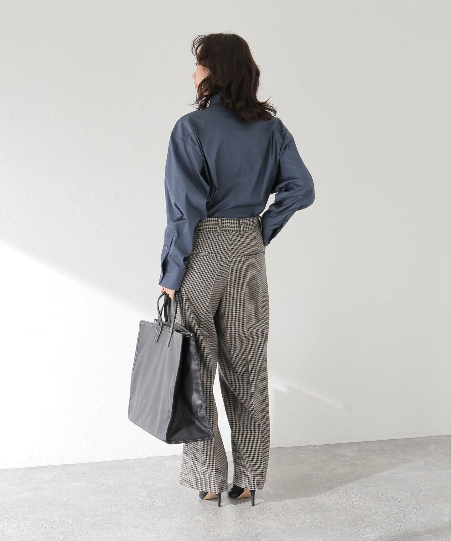 INSCRIRE アンスクリアシルクシャツブラウス INSCRIRE /アンスクリア】Shirt x Tie：シャツ（シャツ