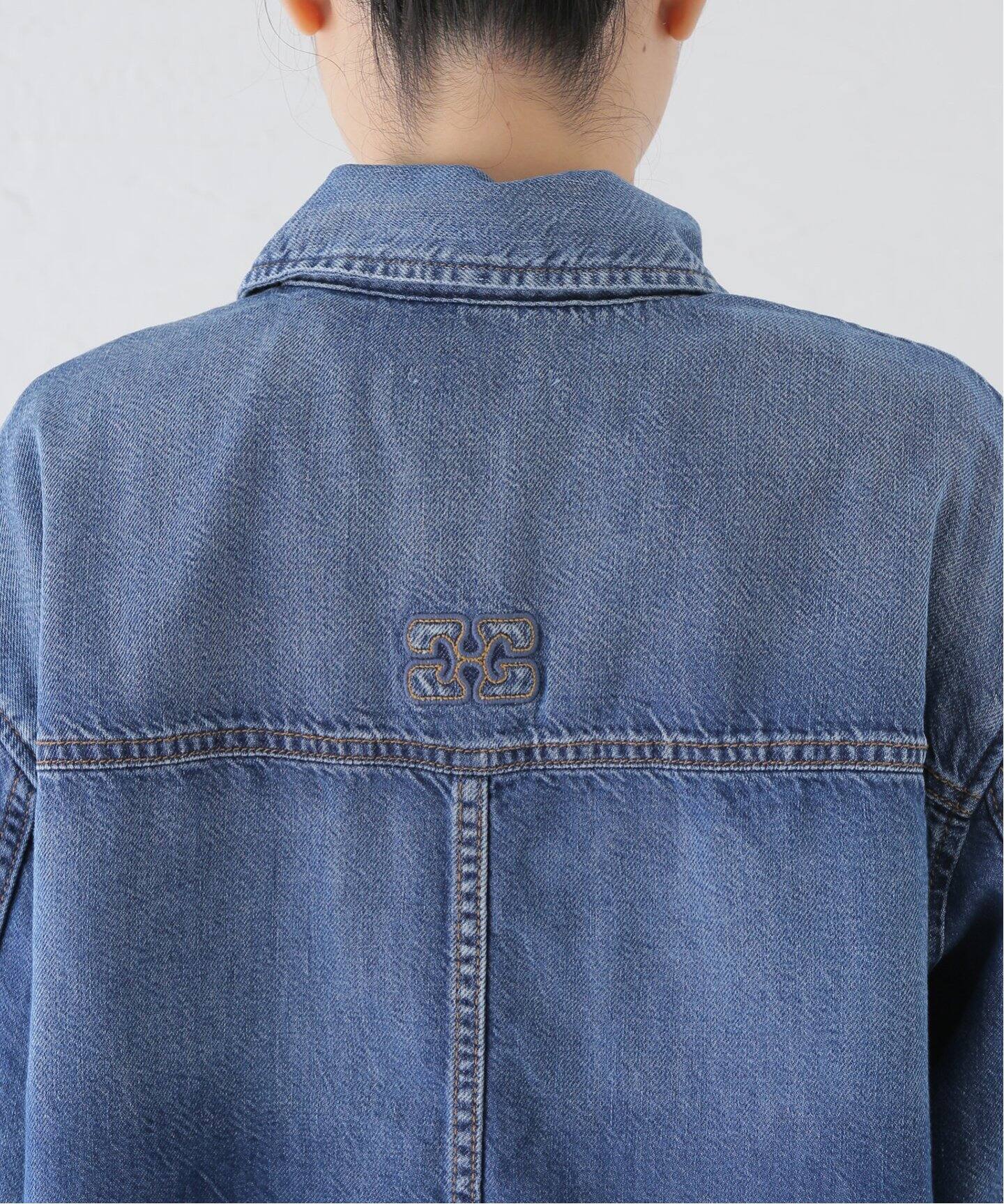 GANNI/ガニー】Light Denim Oversized ：デニムシャツ（シャツ  