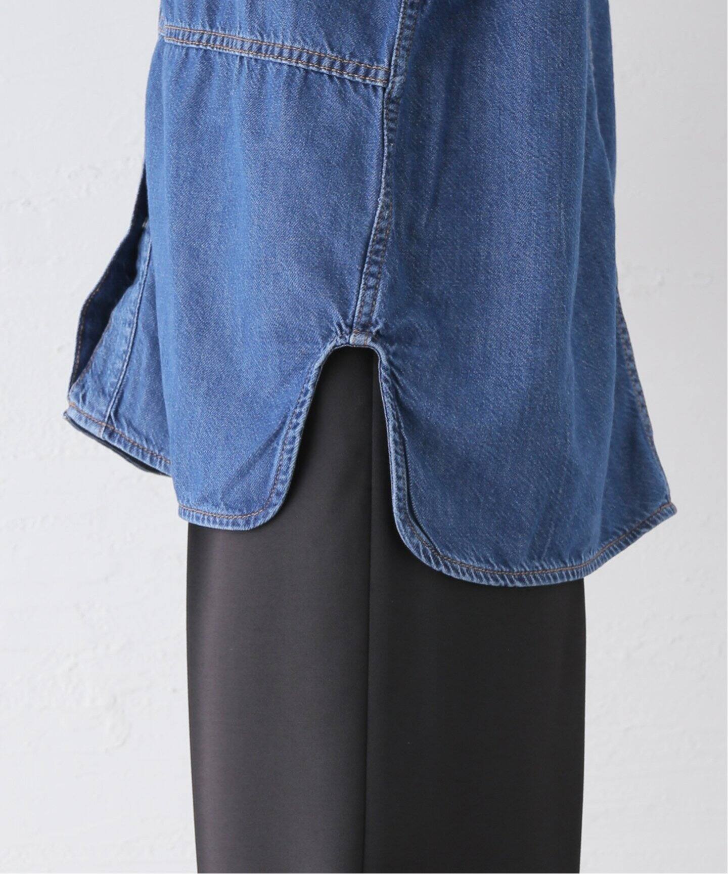 GANNI/ガニー】Light Denim Oversized ：デニムシャツ（シャツ 