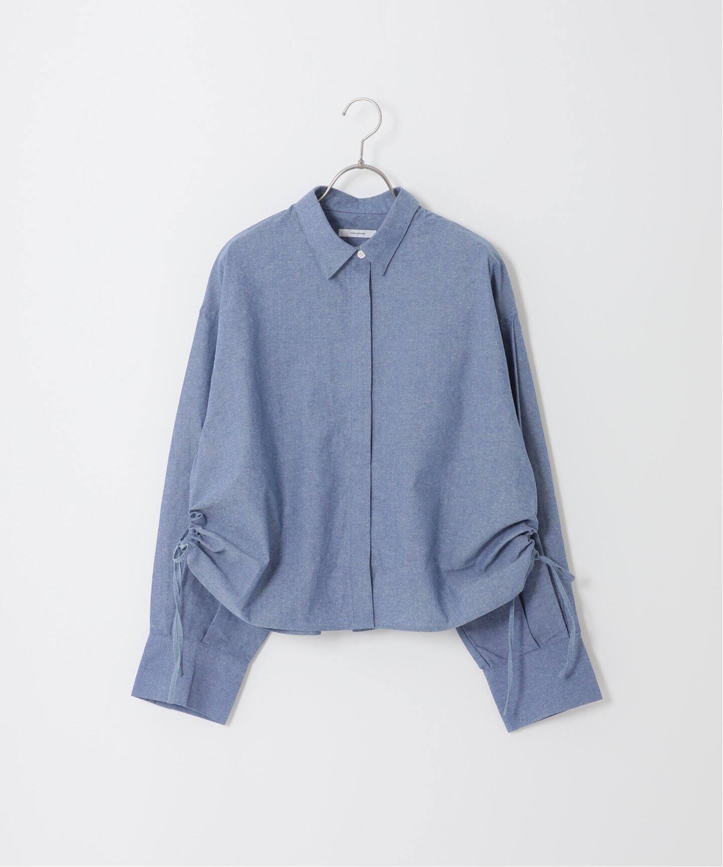 Side Shirring シャンブレーシャツ（シャツ／ブラウス）｜JOURNAL 