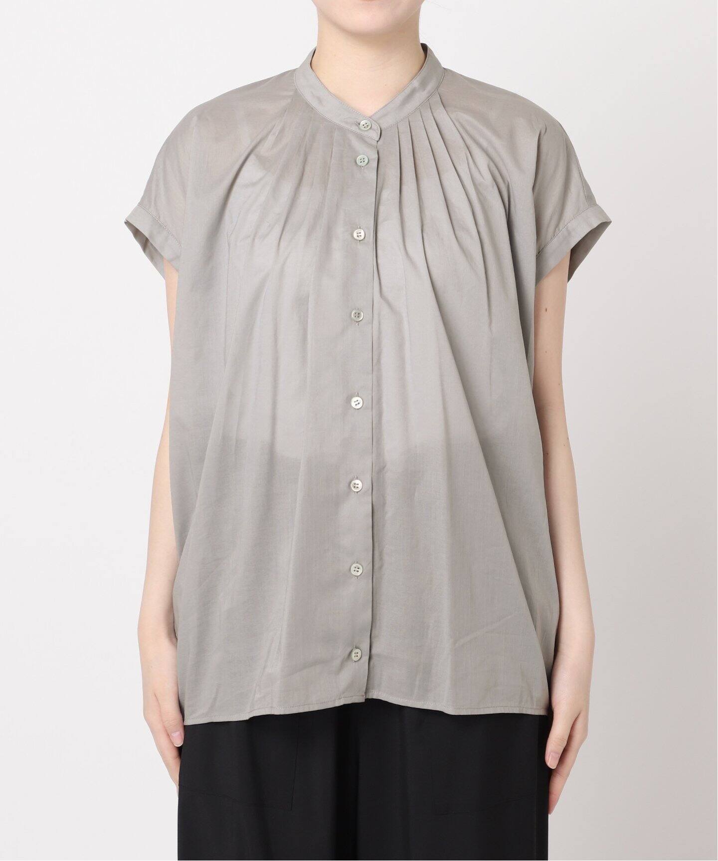 美品 】ジャーナルスタンダード 80ローン タック ボリューム シャツ 極