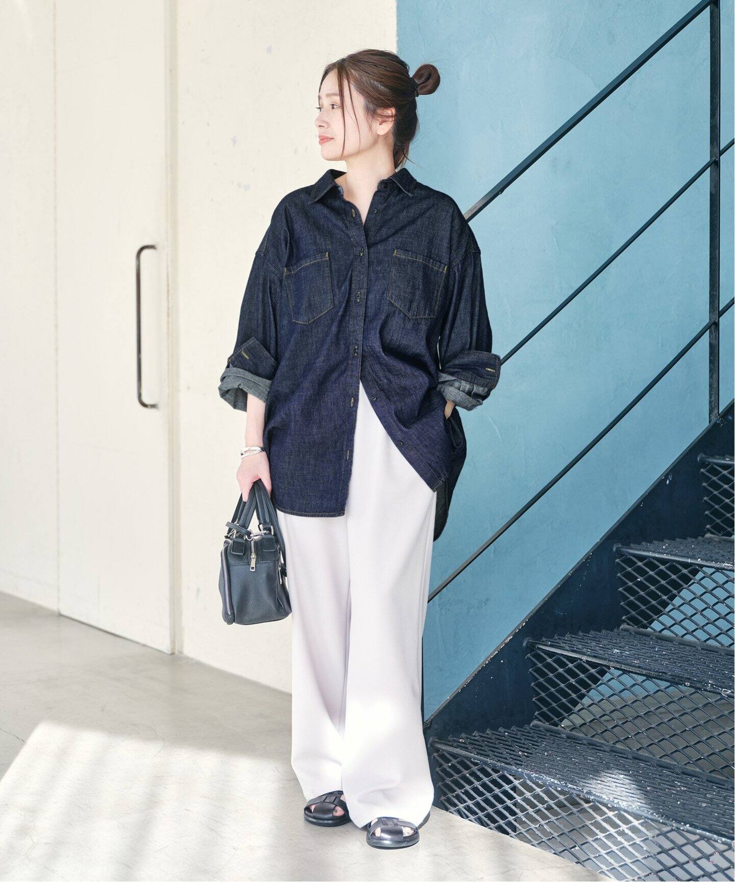 追加4》ライトオンスデニムシャツ（シャツ／ブラウス）｜JOURNAL 