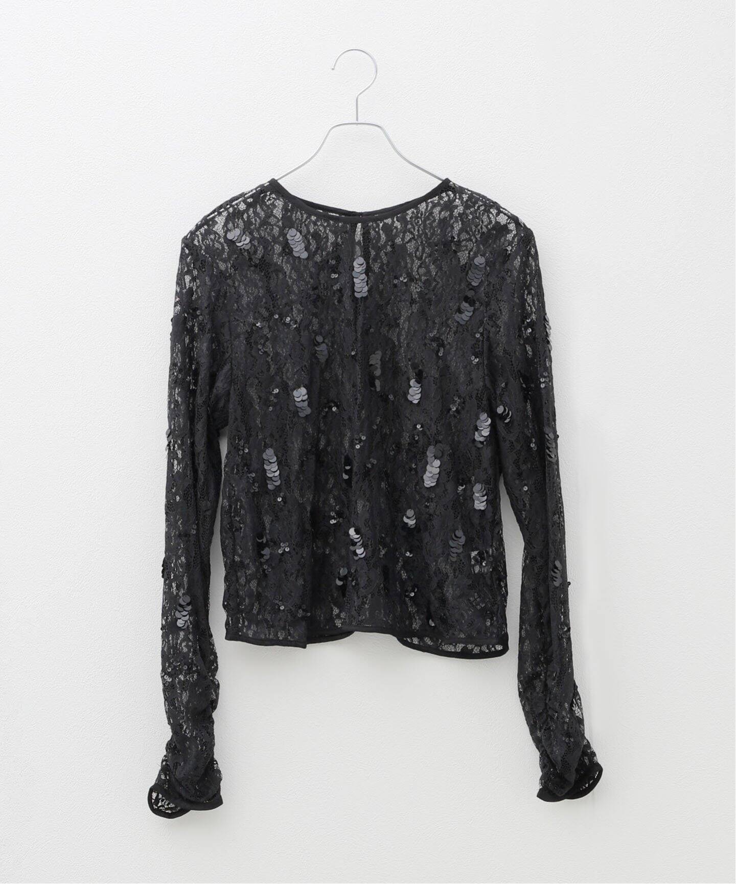 SARA MALLIKA/サラマリカ】SPARKLE SEQUINS EMB TOPS 020142SC3  