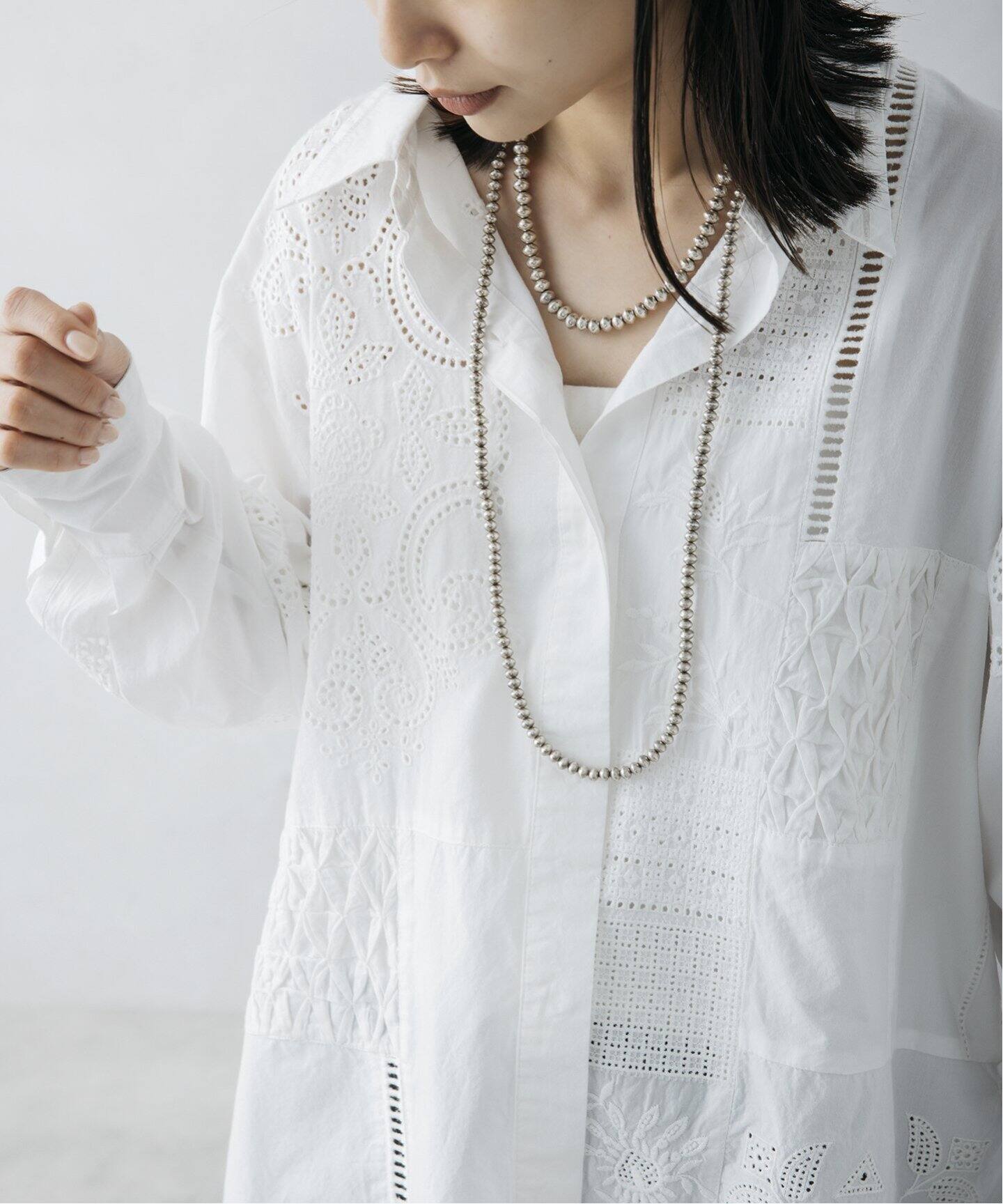 nude vintage×JOURNAL STANDARD】レースパッチワークシャツ（シャツ  