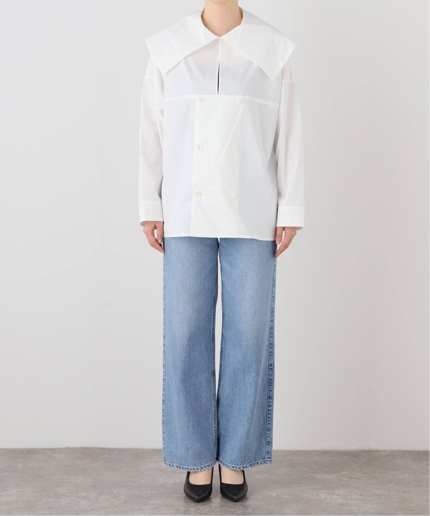 MIOSMOKEY/ミオズモーキー】SAILOR SHIRT 242ST001（シャツ／ブラウス 