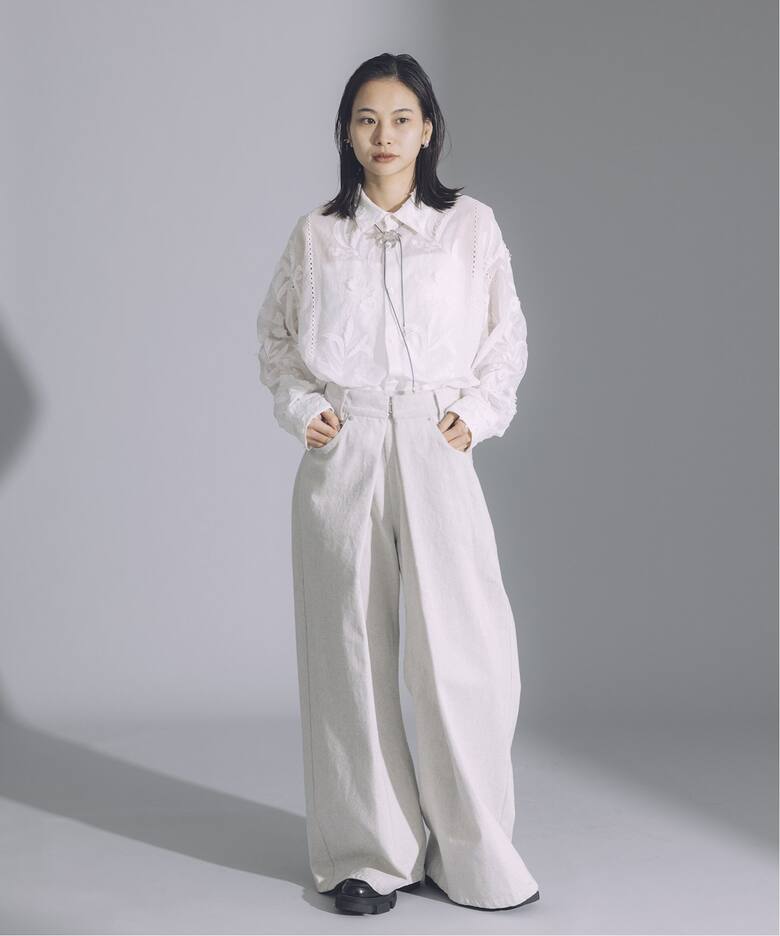 TOLIGHT×JOURNALSTANDARD】フリンジレースシャツ（シャツ／ブラウス  