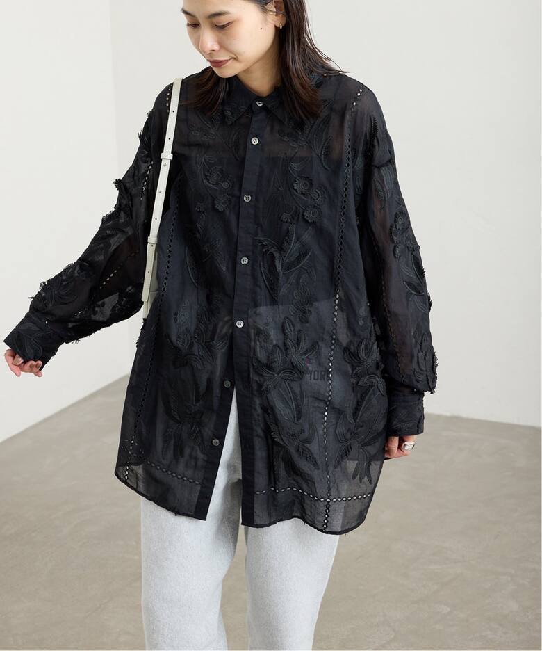 TOLIGHT×JOURNALSTANDARD】フリンジレースシャツ（シャツ／ブラウス  