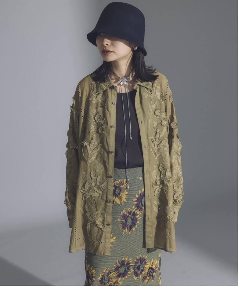 TOLIGHT×JOURNALSTANDARD】フリンジレースシャツ（シャツ／ブラウス  