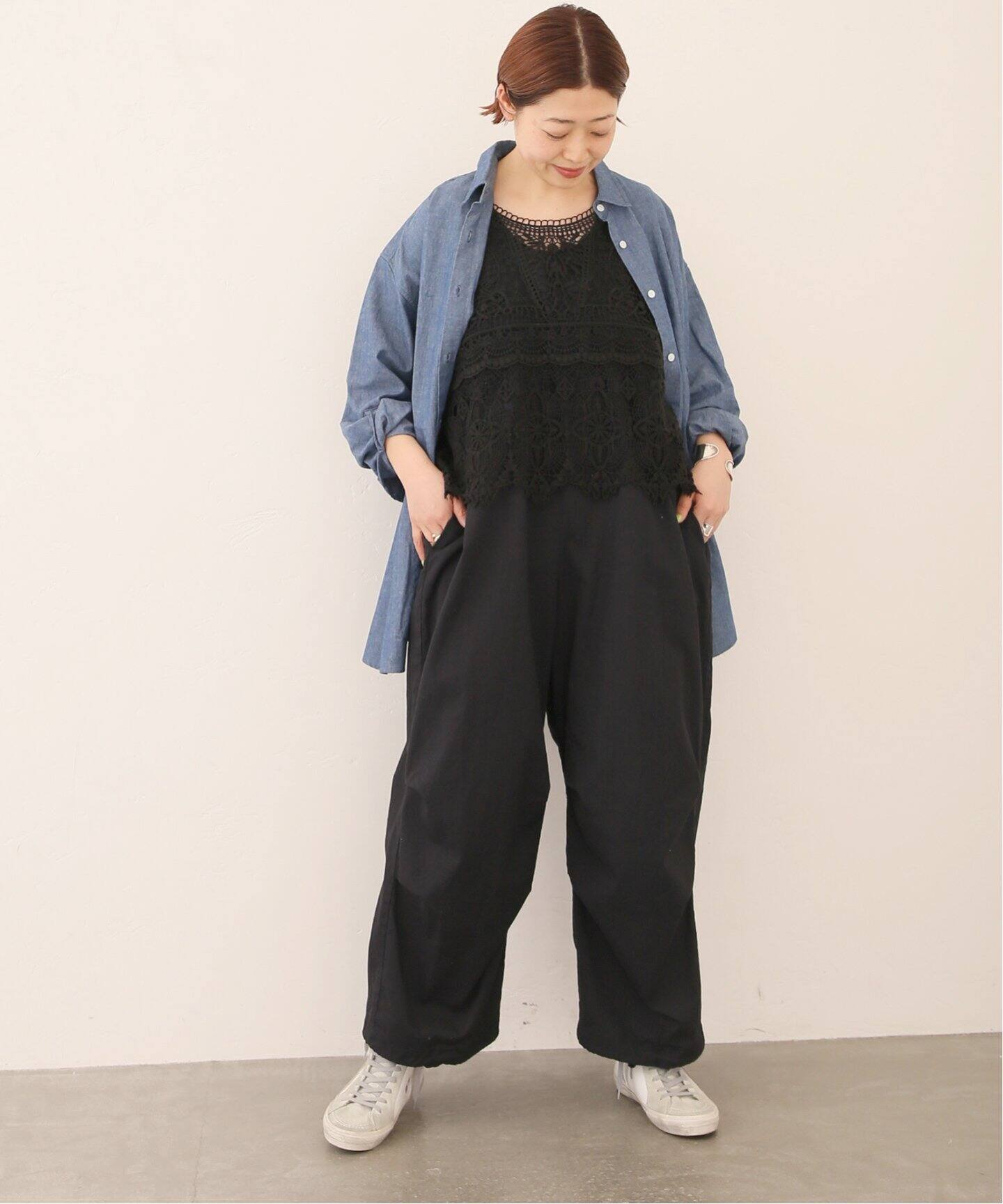 追加》レースMIX ノースリーブブラウス（シャツ／ブラウス）｜journal  