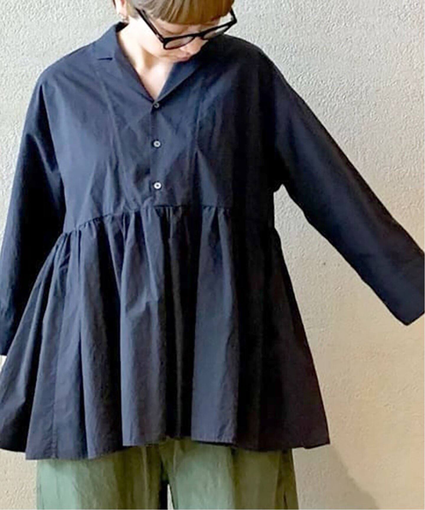 journal standard luxe タックギャザーブラウス