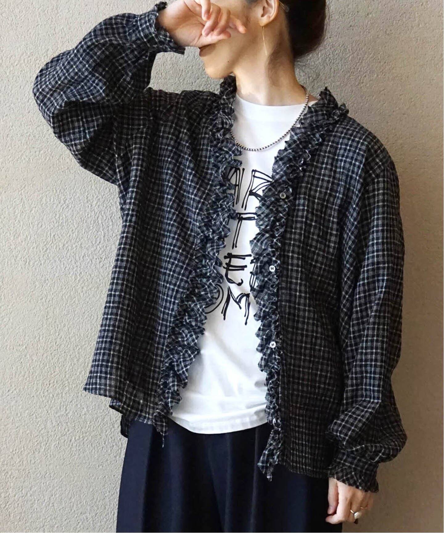 リファイン フリルブラウス（シャツ／ブラウス）｜journal standard 