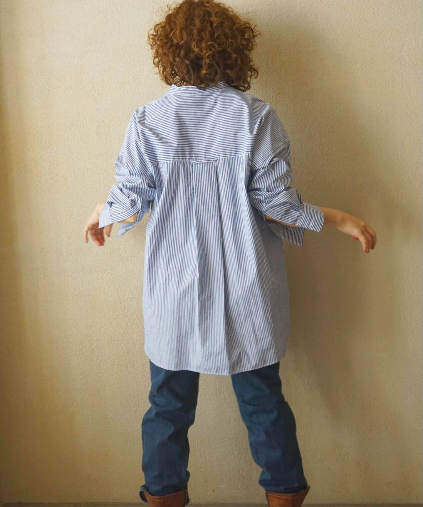 タイプライタースタンドカラープルシャツ（シャツ／ブラウス  