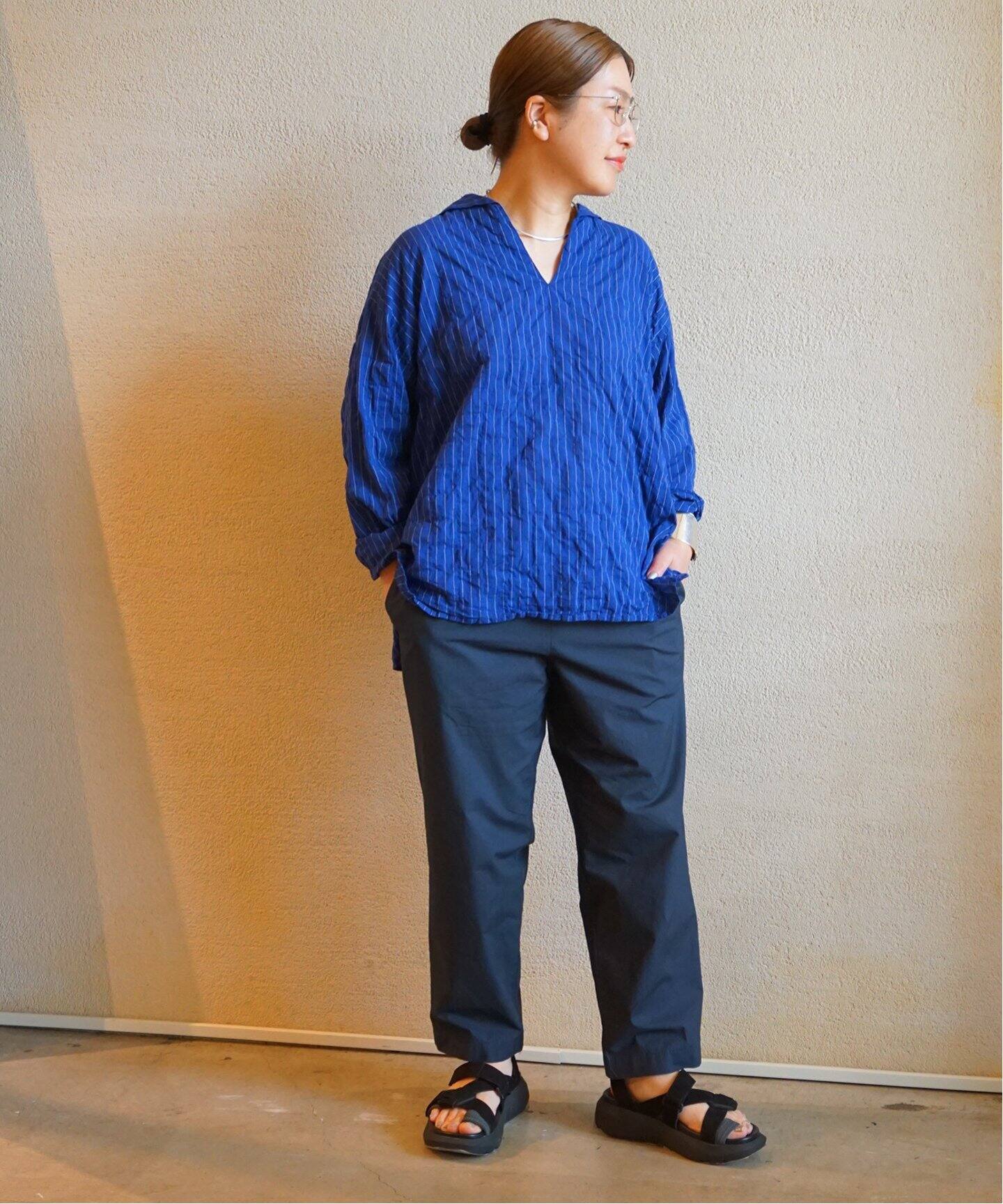 ストライプ セーラーシャツ（シャツ／ブラウス）｜journal standard 