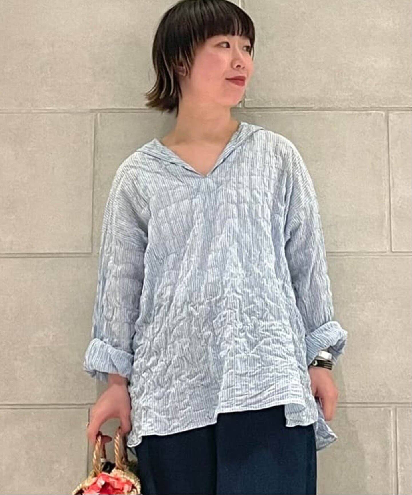 ストライプ セーラーシャツ（シャツ／ブラウス）｜journal standard 