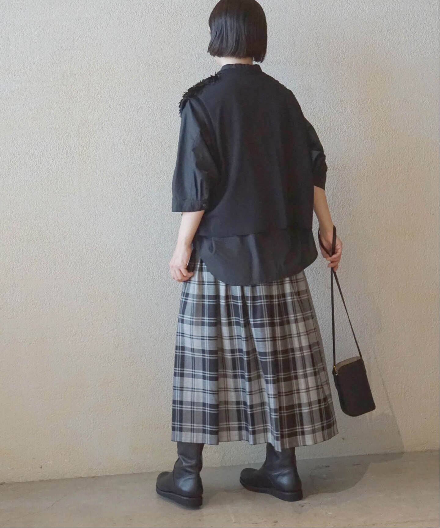 追加》タイプクロス ドロップシャツ（シャツ／ブラウス）｜journal 