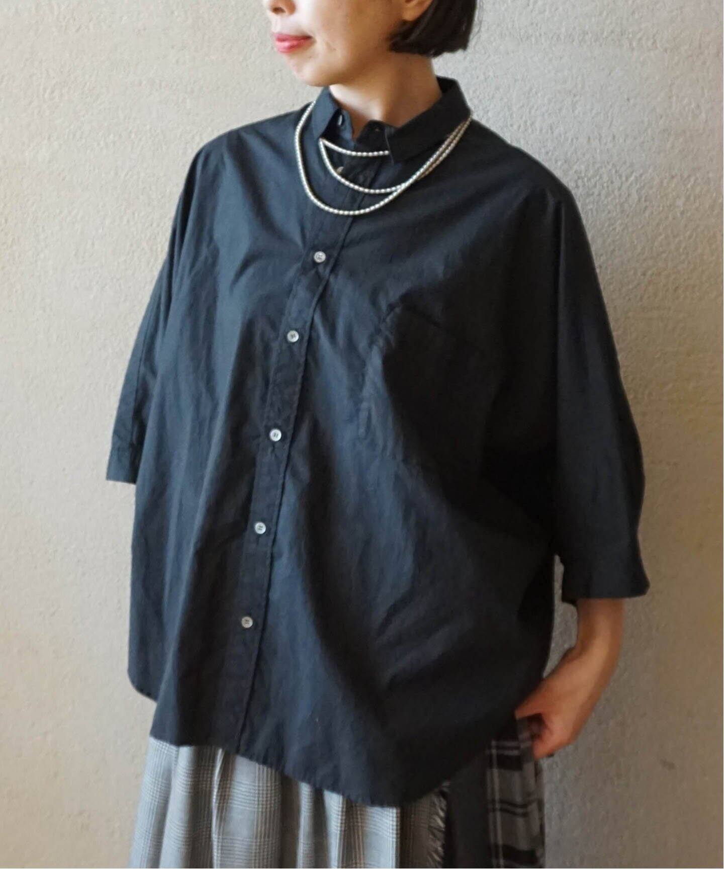 追加》タイプクロス ドロップシャツ（シャツ／ブラウス）｜journal 