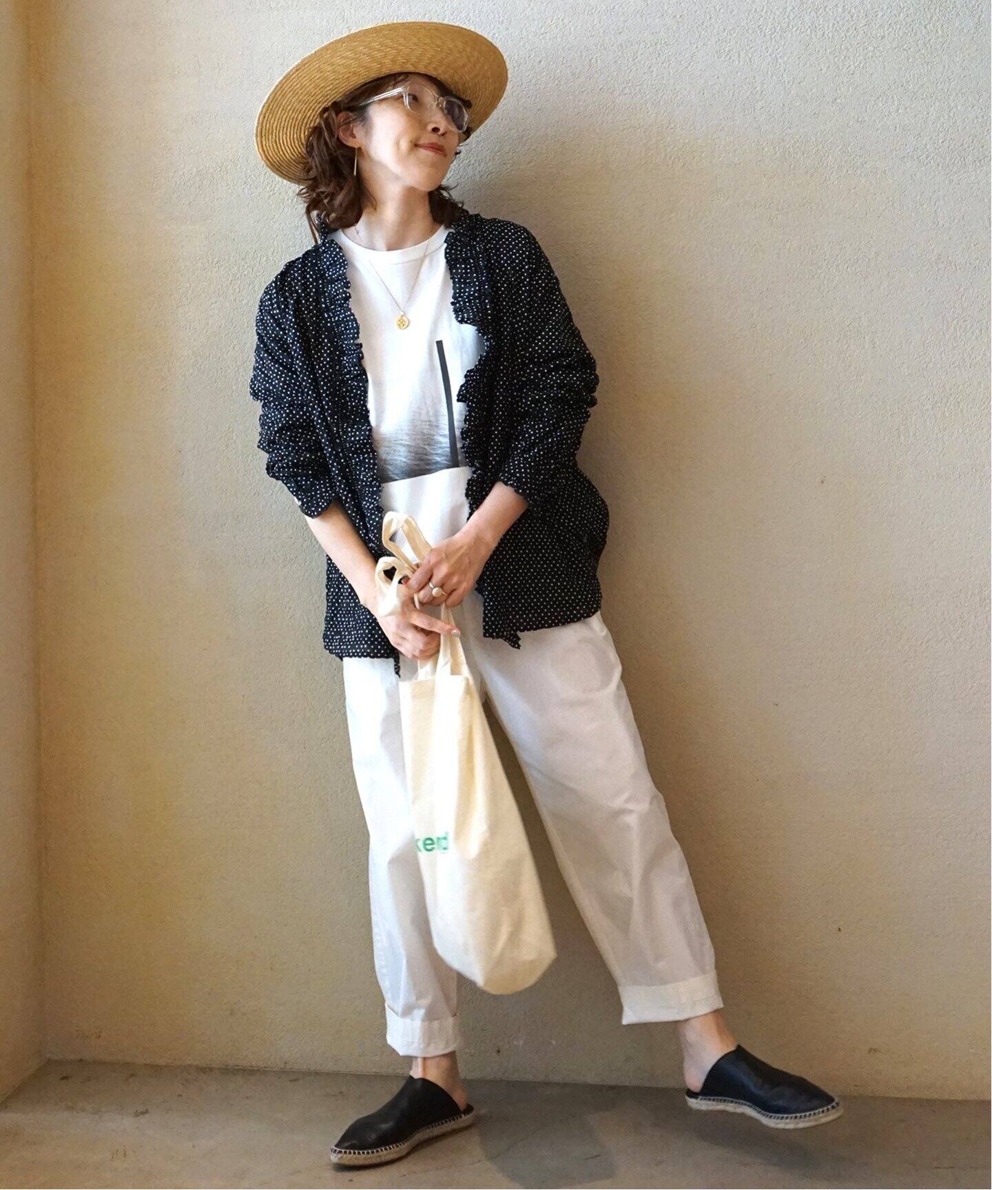 ローンドット フリルブラウス（シャツ／ブラウス）｜journal standard  