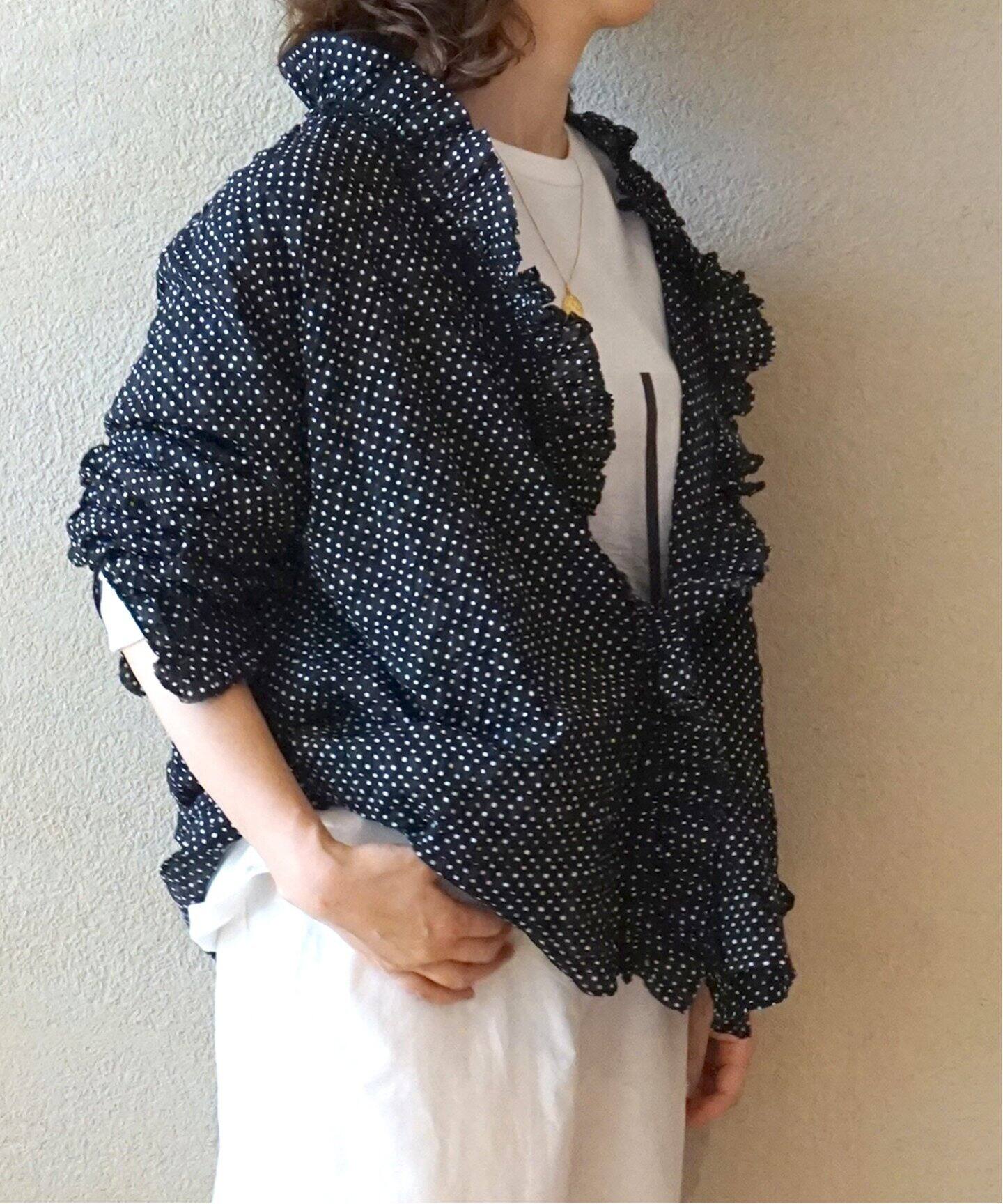 ローンドット フリルブラウス（シャツ／ブラウス）｜journal standard  