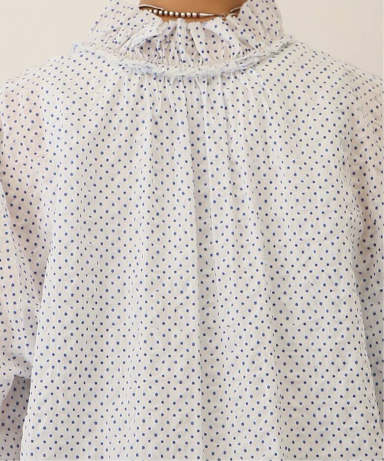 ローンドット フリルブラウス（シャツ／ブラウス）｜journal standard  